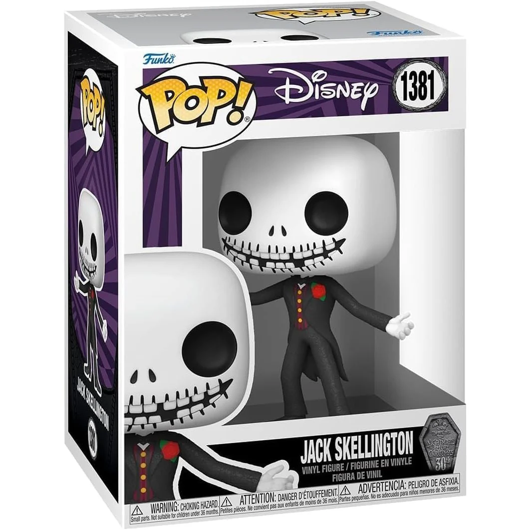 The Nightmare Before Christmas 30th Anniversary Jack Skellington Formal Funko Pop! #1381 - Image 4