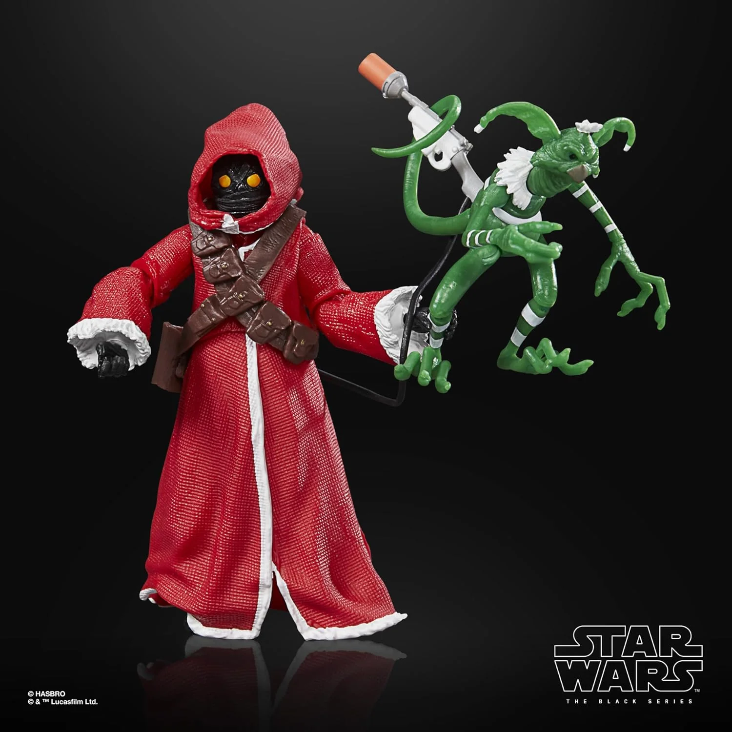 Star Wars Jawa & Salacious B. Crumb Holiday Edition Action Figure 2-Pack Set - Hasbro - (Star Wars: The Black Series) - Image 6