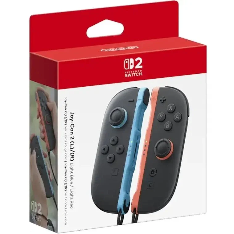 Joy-Con 2 Controller Set (L)/(R) - Nintendo Switch 2 - Light Blue/Light Red