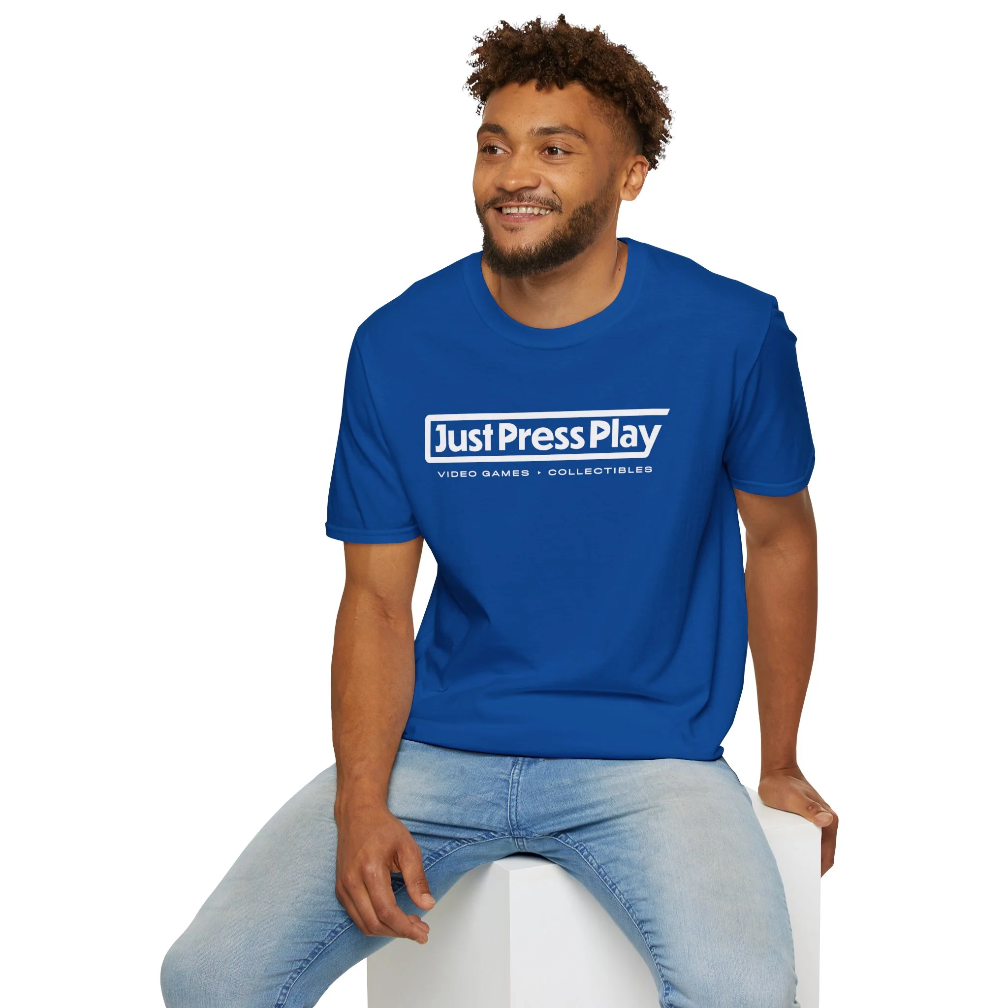 JPP One Color Logo - Unisex Softstyle T-Shirt - Image 23