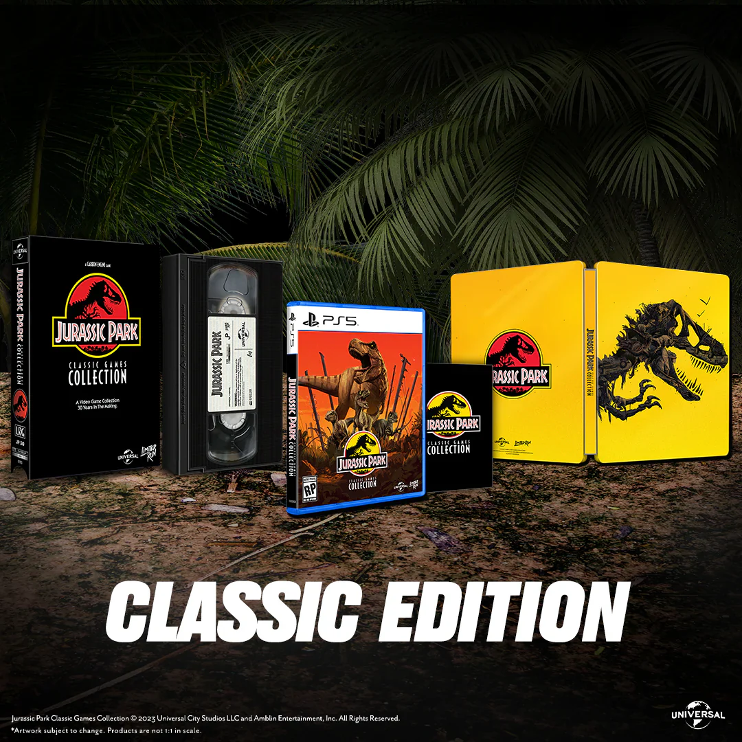 Jurassic Park Classic Games Collection Classic Edition - PlayStation 5 - Universal, Limited Run Games - Image 2