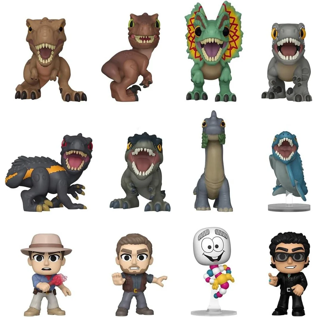 Jurassic World Mystery Minis Blind Box - 1 Random Figure, 12 Possible - Funko - Image 2