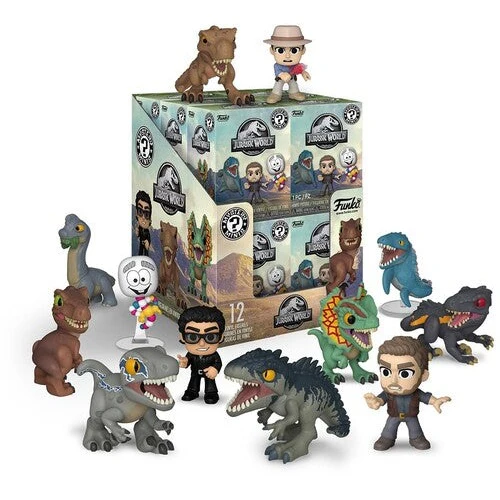 Jurassic World Mystery Minis Blind Box - 1 Random Figure, 12 Possible - Funko - Image 3