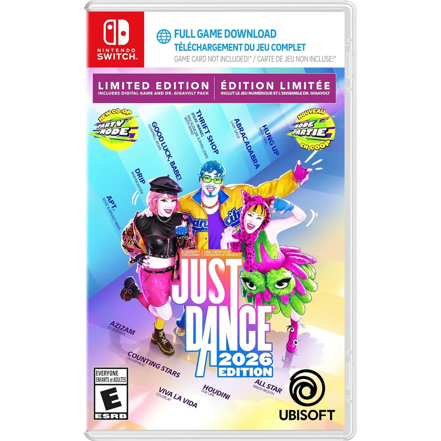 Just Dance: 2026&nbsp;Edition - Nintendo Switch (Code in Box) - Ubisoft