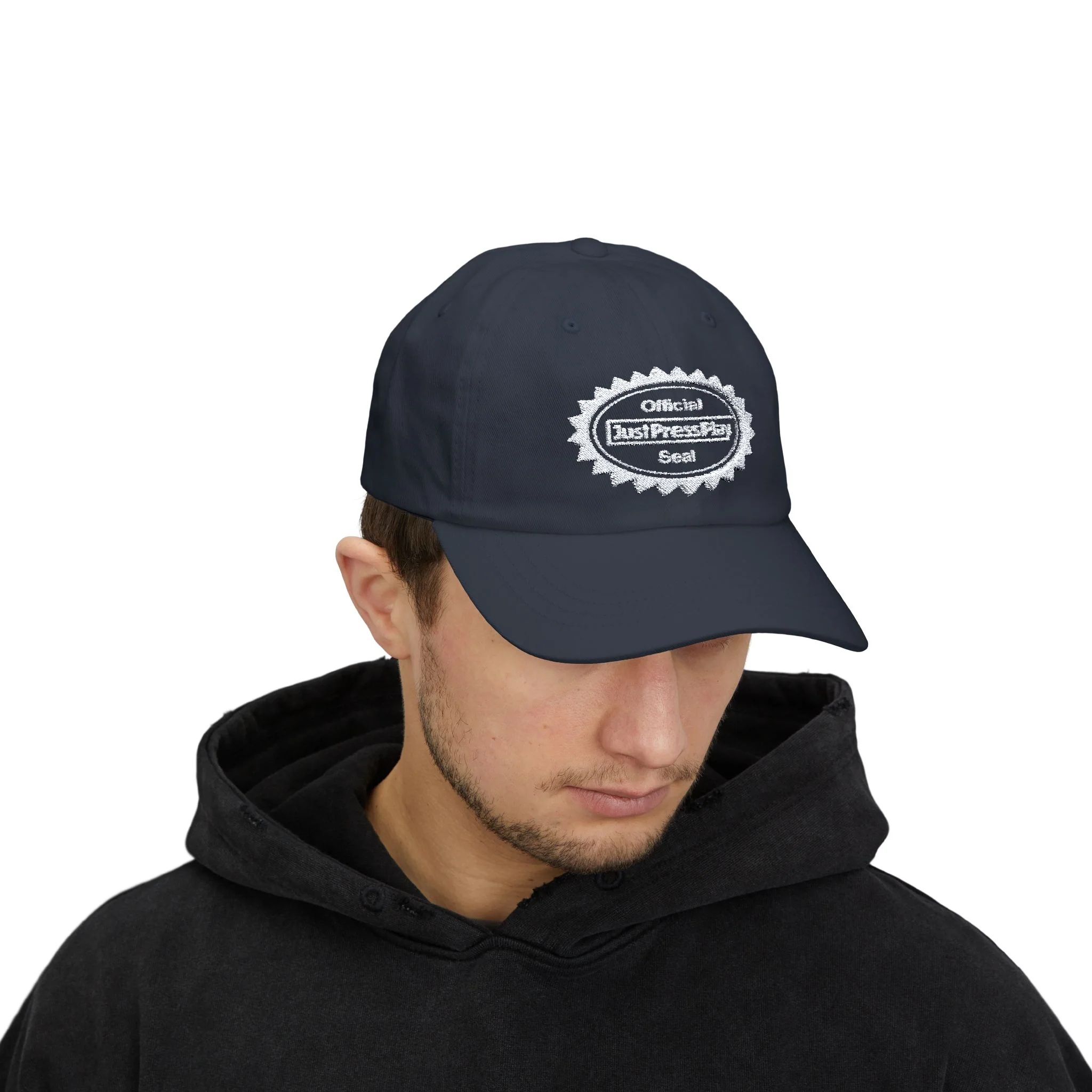 Just Press Play Embroidered Dad Cap - Image 11