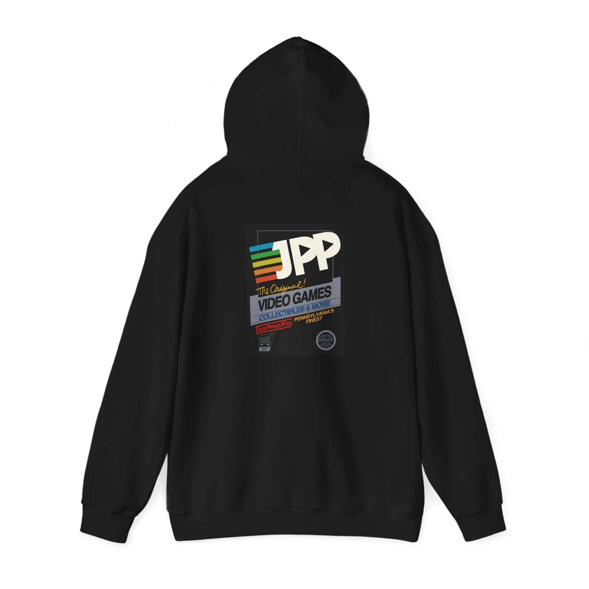 Just Press Play Hooded Sweatshirt - Black Box - Image 7