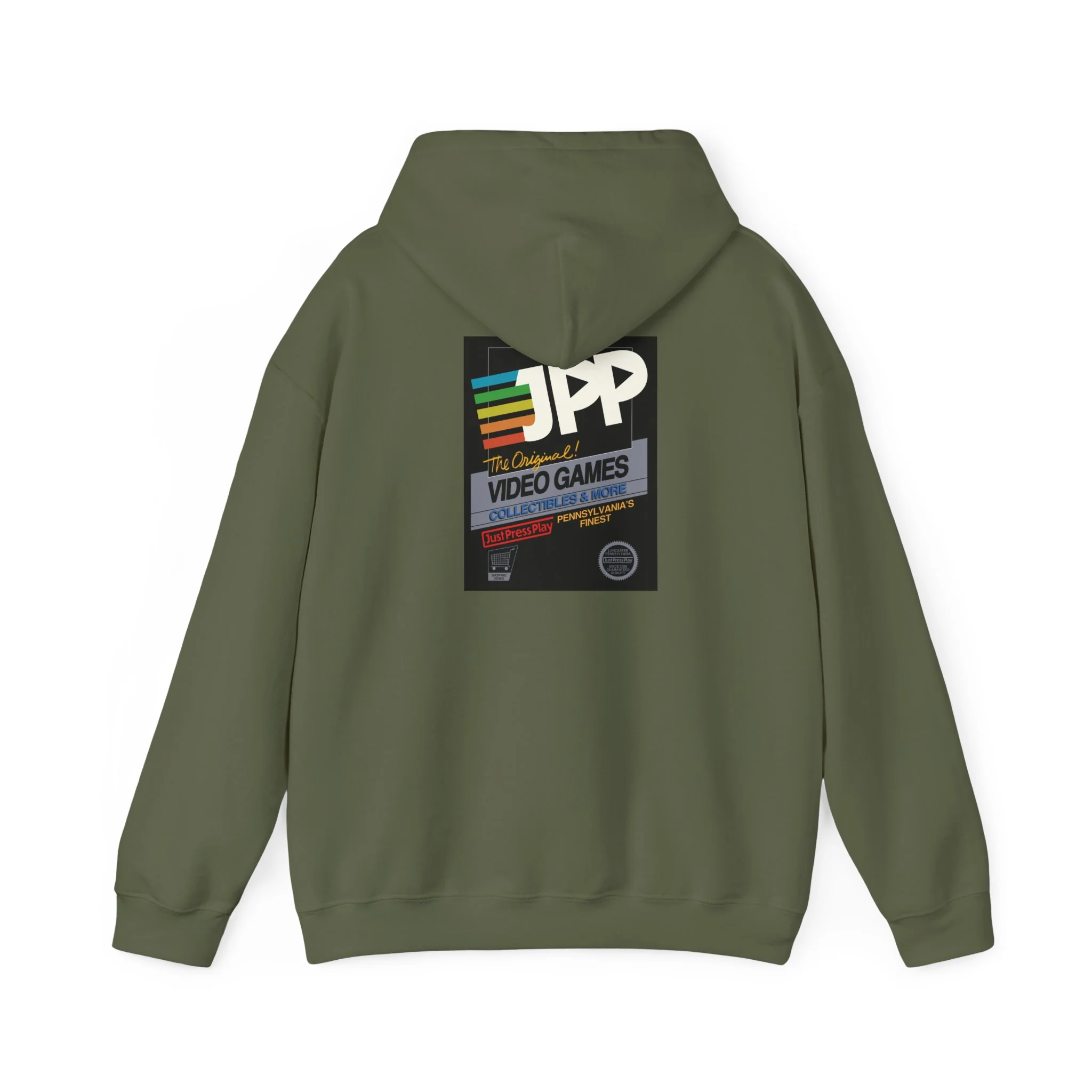 Just Press Play Hooded Sweatshirt - Black Box - Image 9