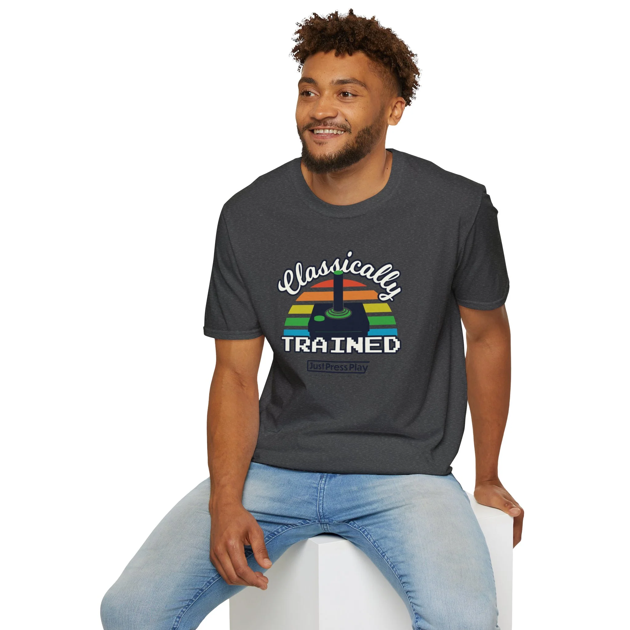 Just Press Play Unisex Softstyle T-Shirt - Classically Trained - Image 20