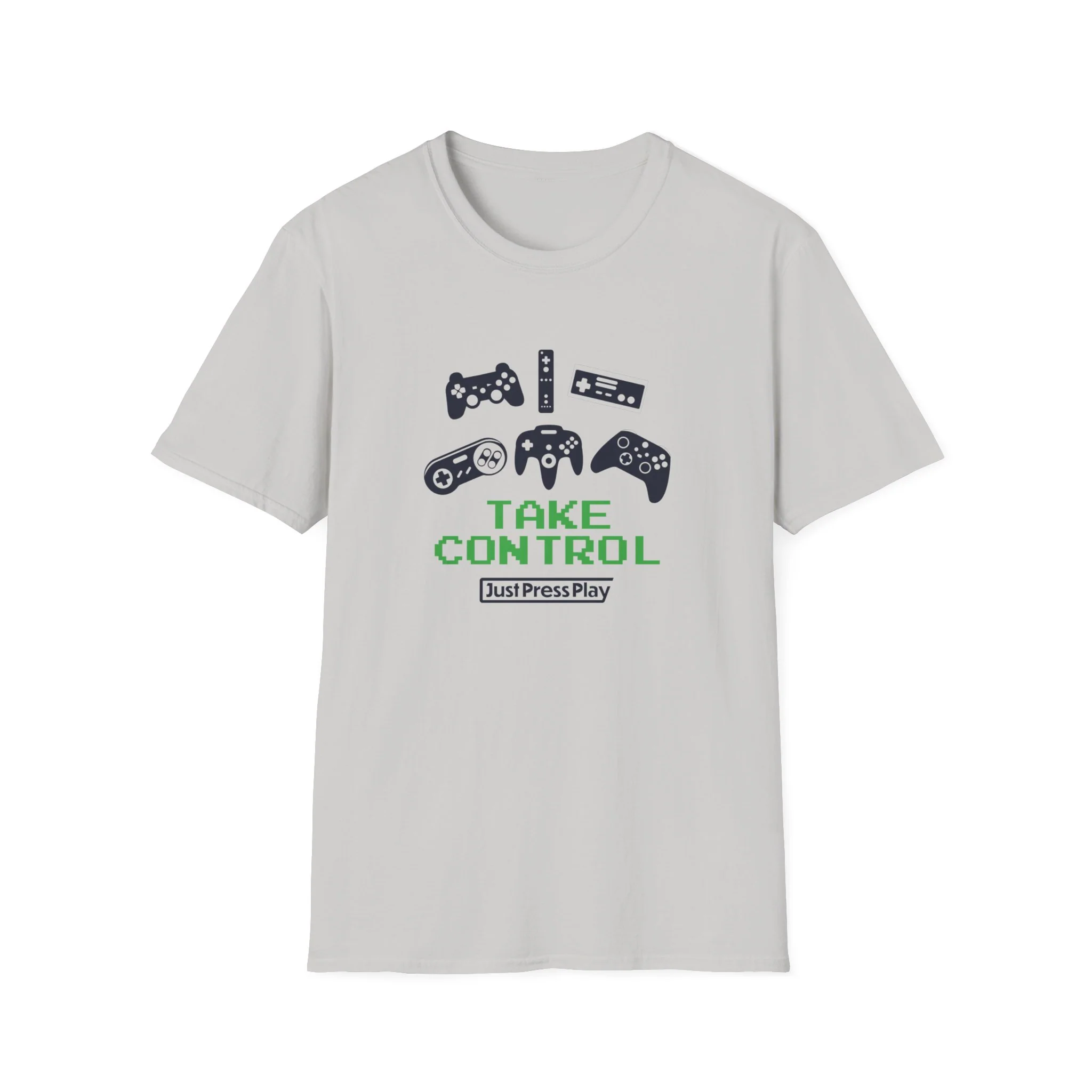 Just Press Play Unisex Softstyle T-Shirt - Control - Image 10