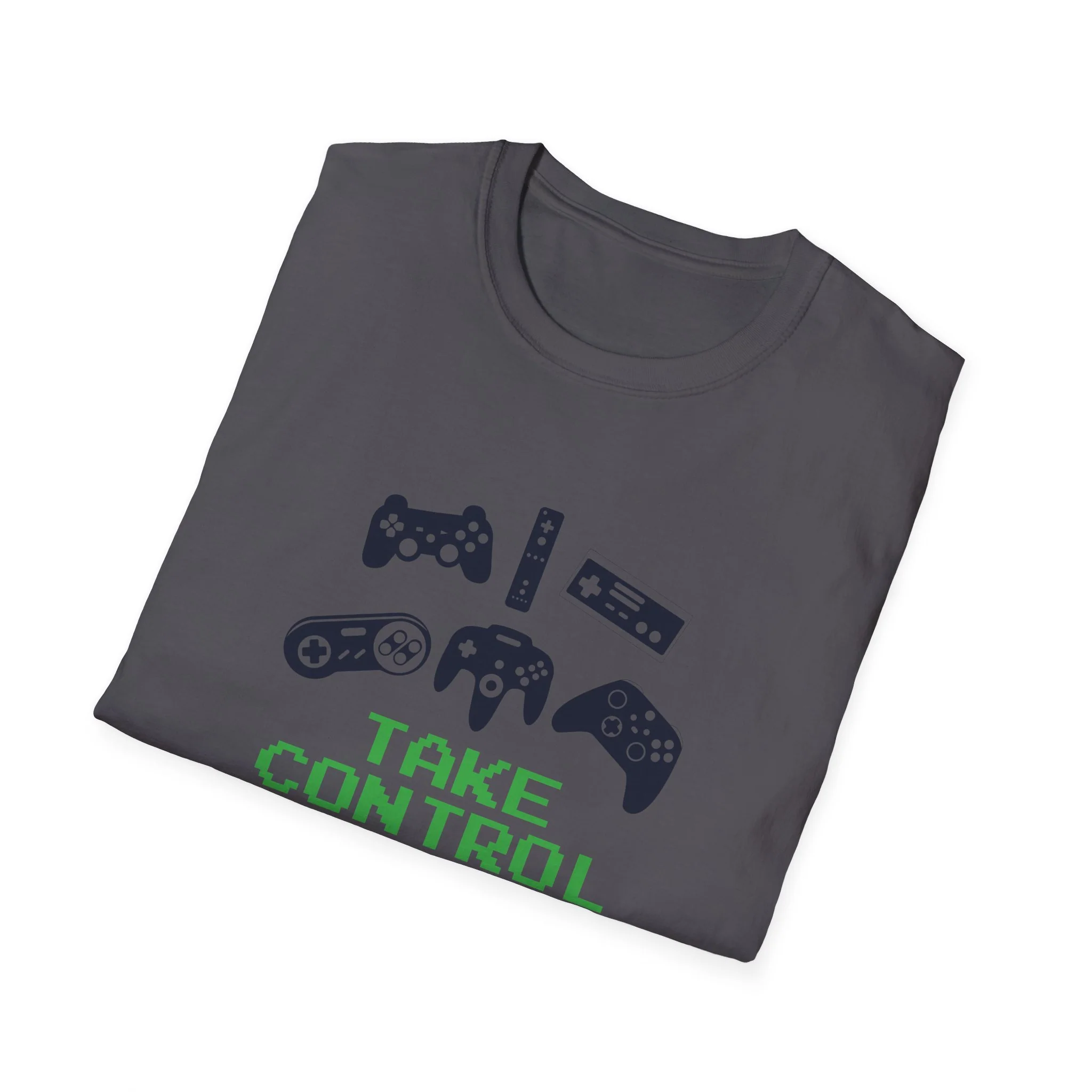 Just Press Play Unisex Softstyle T-Shirt - Control - Image 13