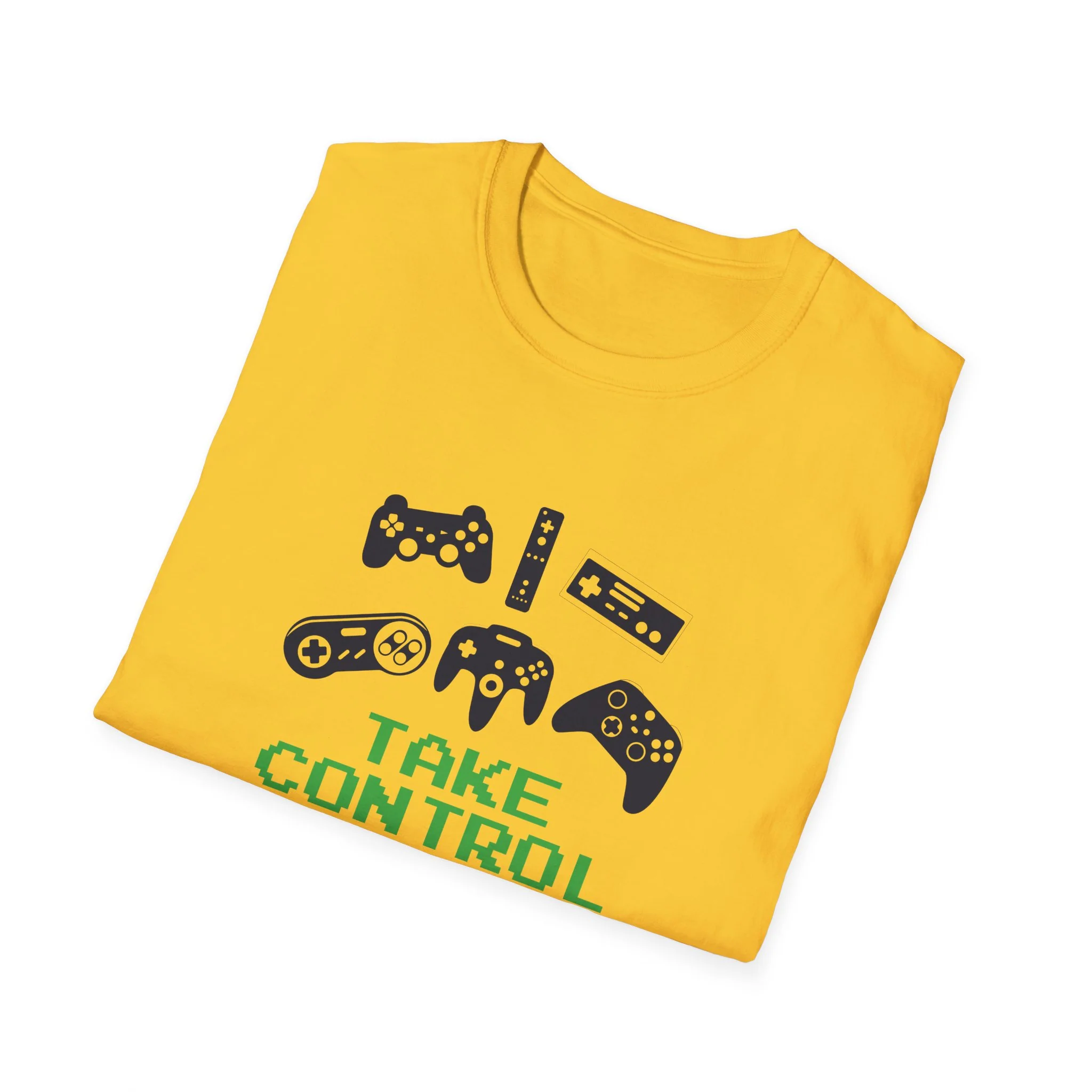 Just Press Play Unisex Softstyle T-Shirt - Control - Image 14