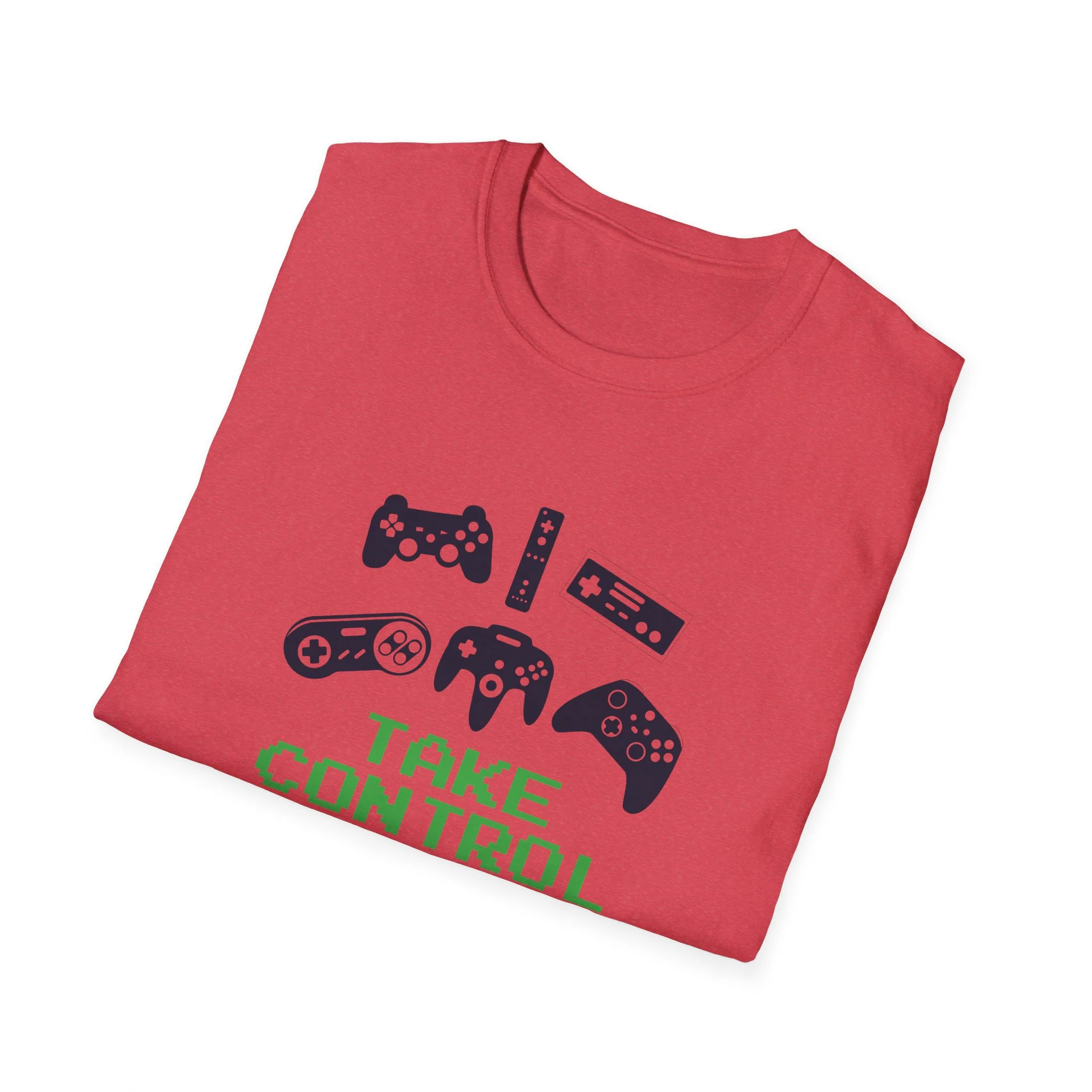 Just Press Play Unisex Softstyle T-Shirt - Control - Image 17