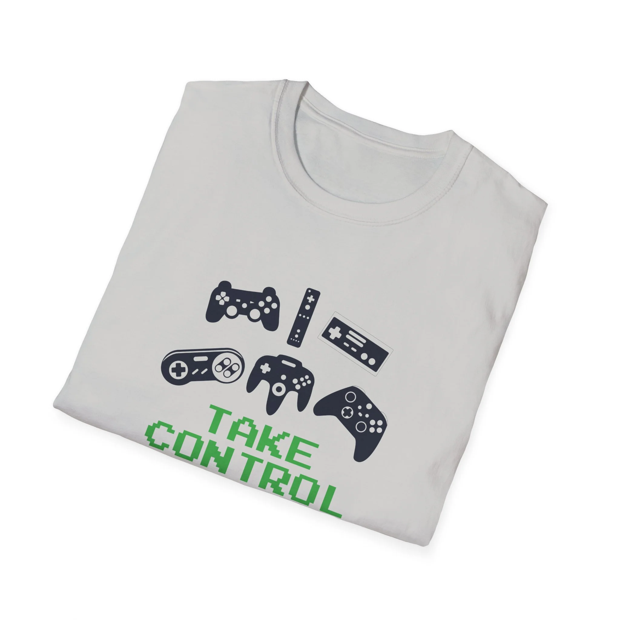 Just Press Play Unisex Softstyle T-Shirt - Control - Image 21