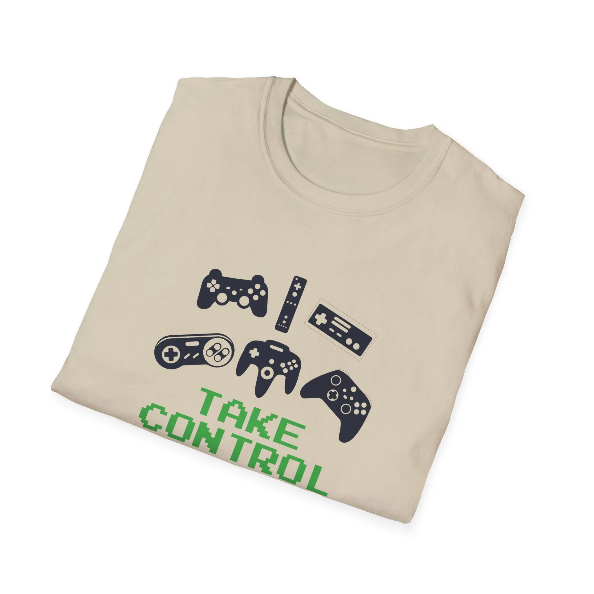 Just Press Play Unisex Softstyle T-Shirt - Control - Image 22