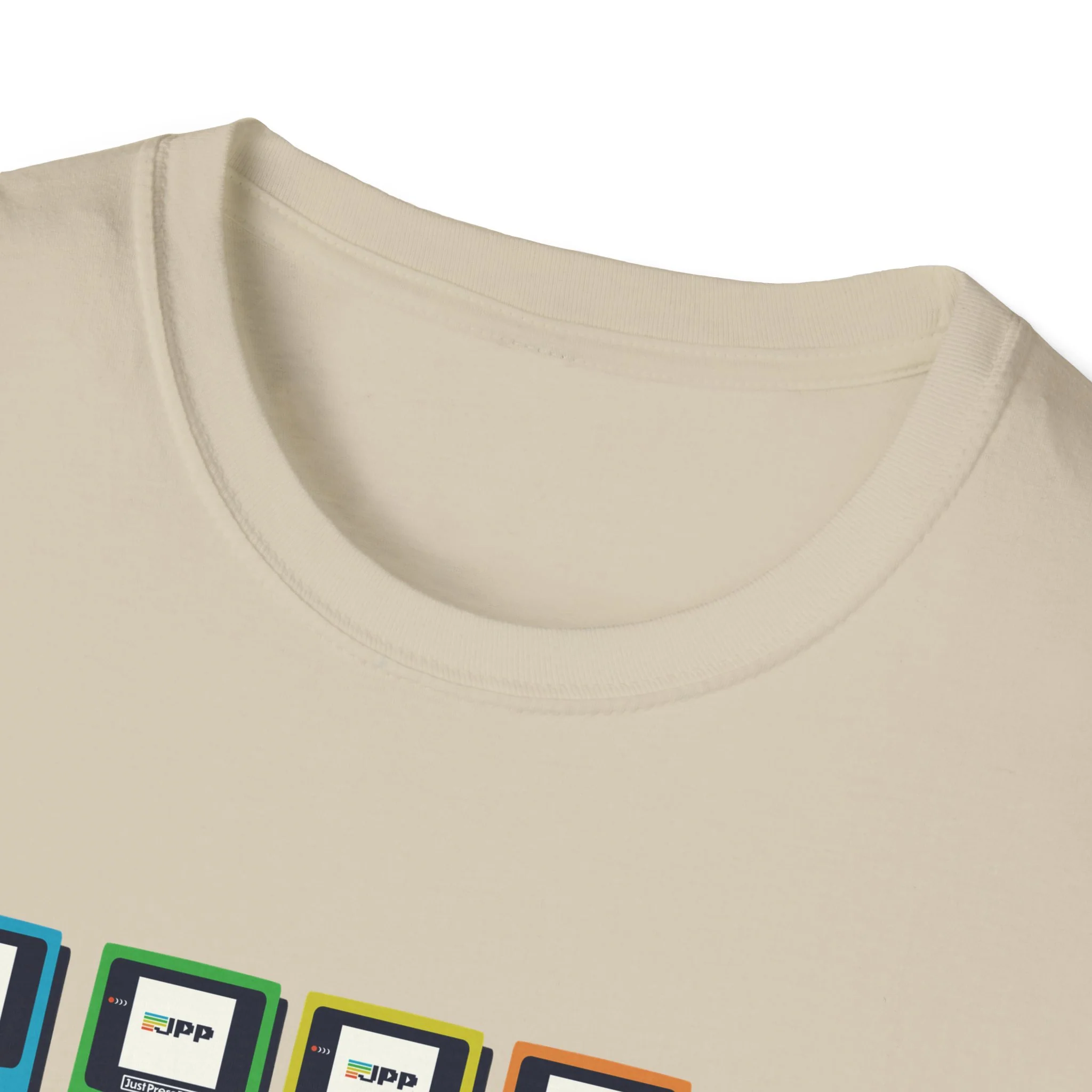 Just Press Play Unisex Softstyle T-Shirt - GBC - Image 31