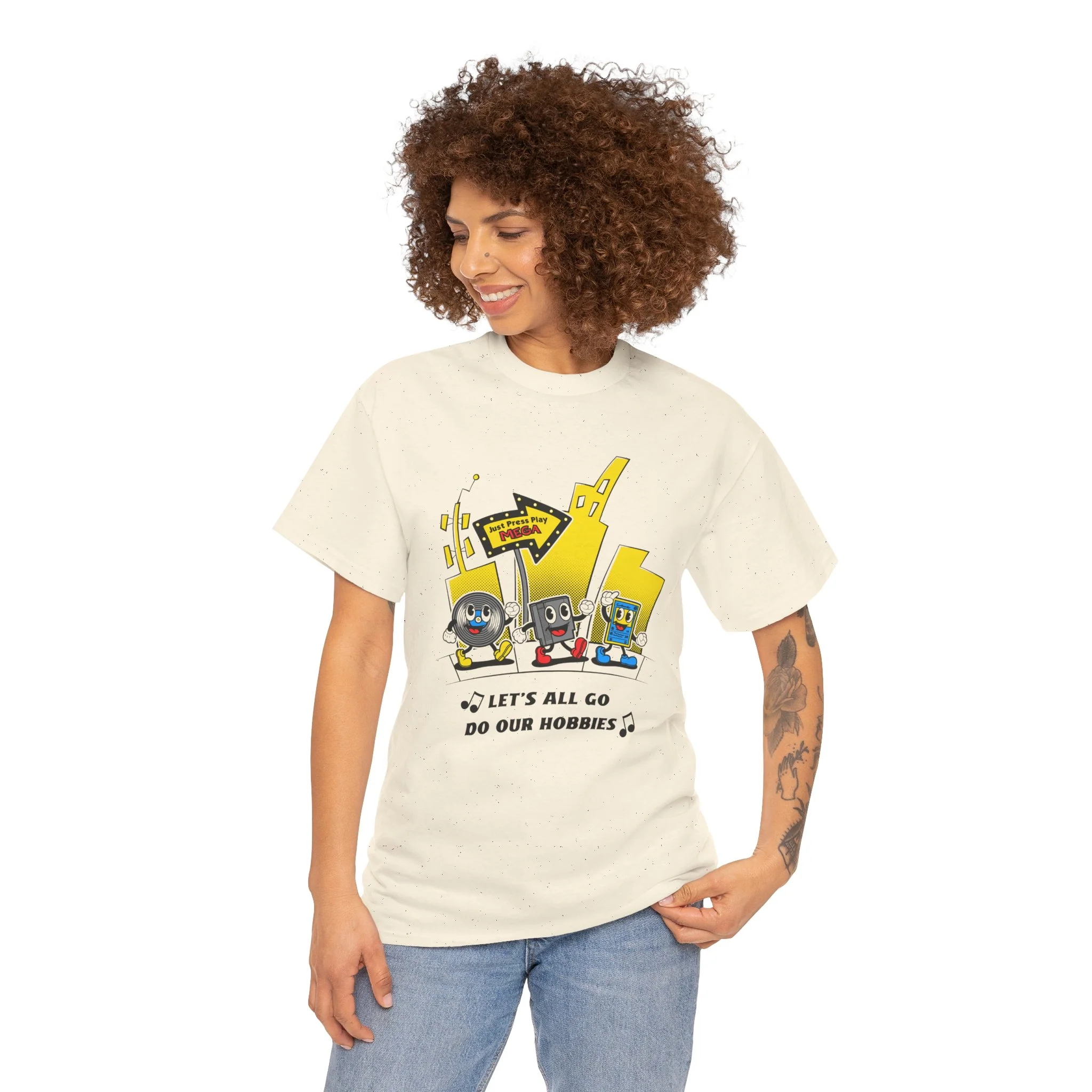 Just Press Play Unisex Softstyle T-Shirt - Hobbies - Image 3