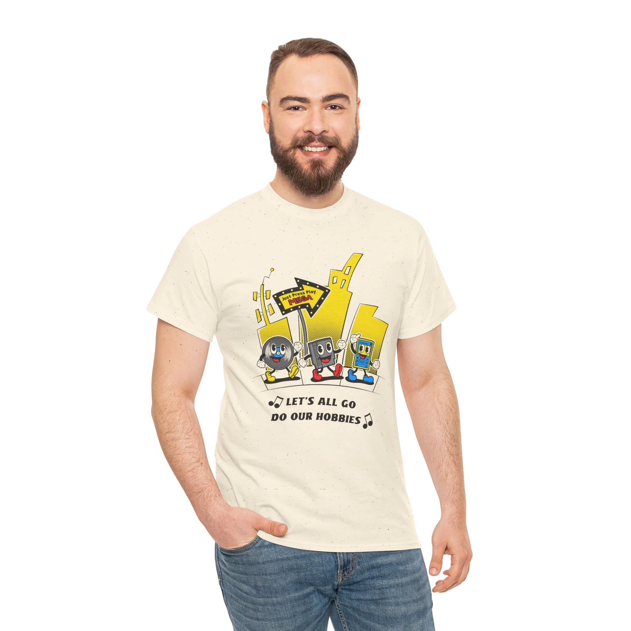 Just Press Play Unisex Softstyle T-Shirt - Hobbies - Image 5