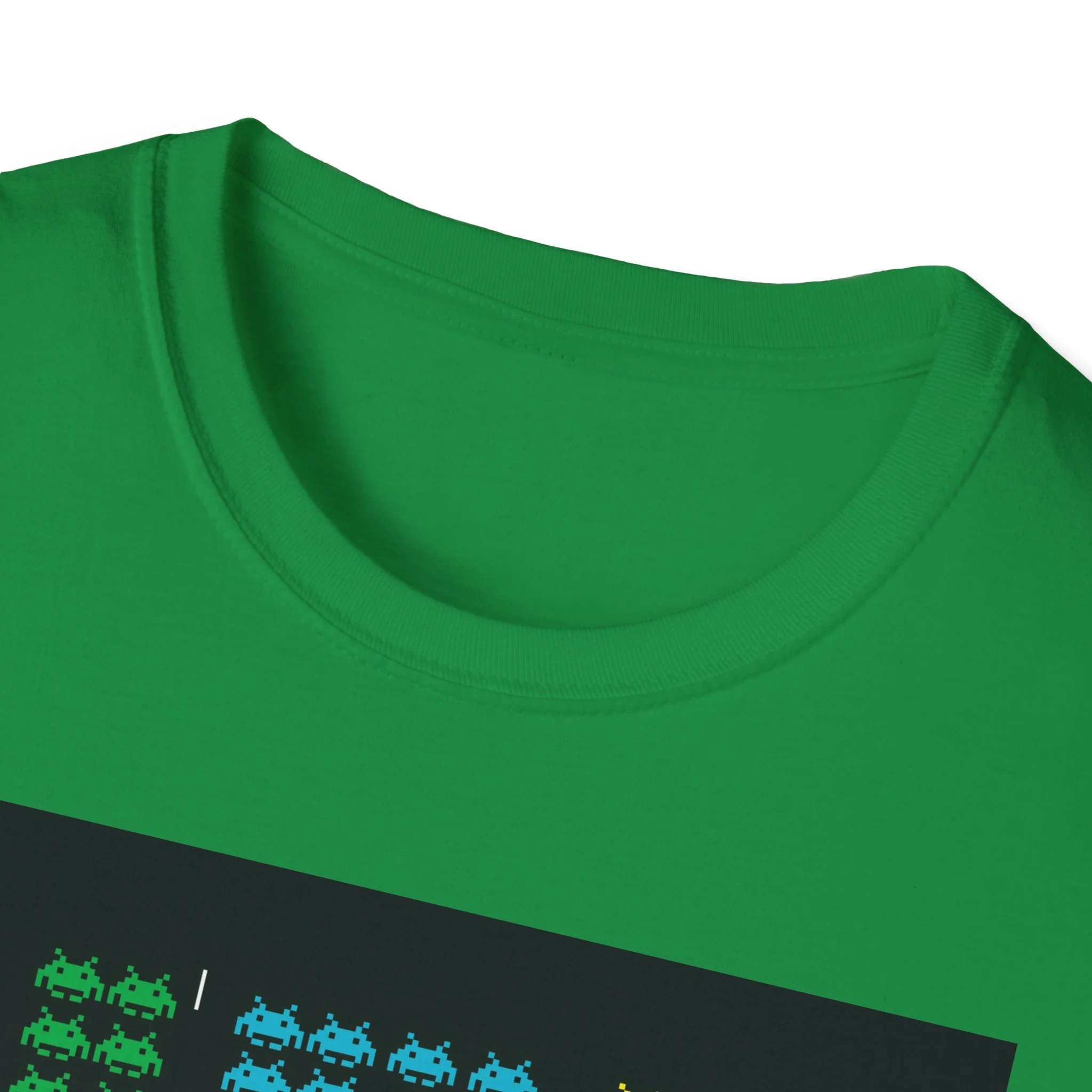 Just Press Play Unisex Softstyle T-Shirt - Invader - Image 12