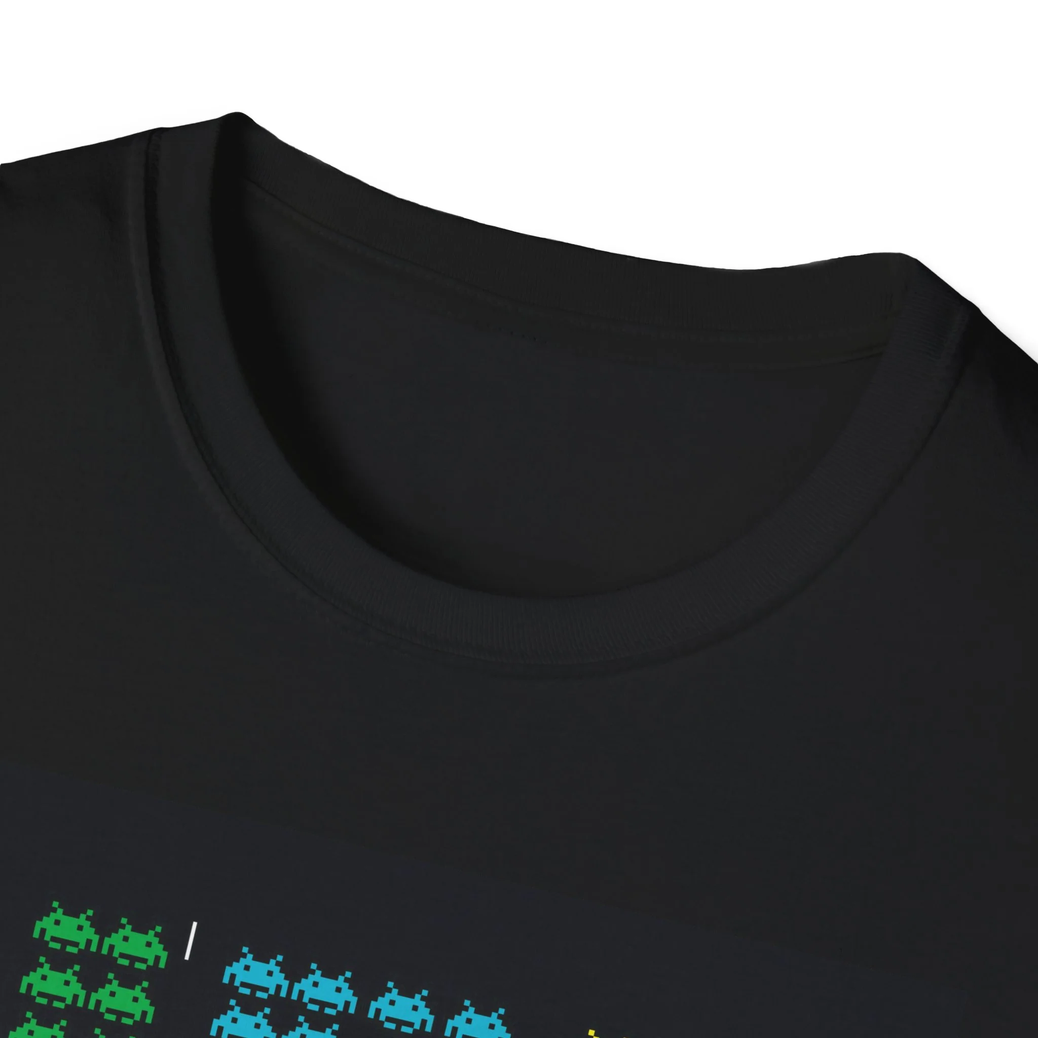 Just Press Play Unisex Softstyle T-Shirt - Invader - Image 21