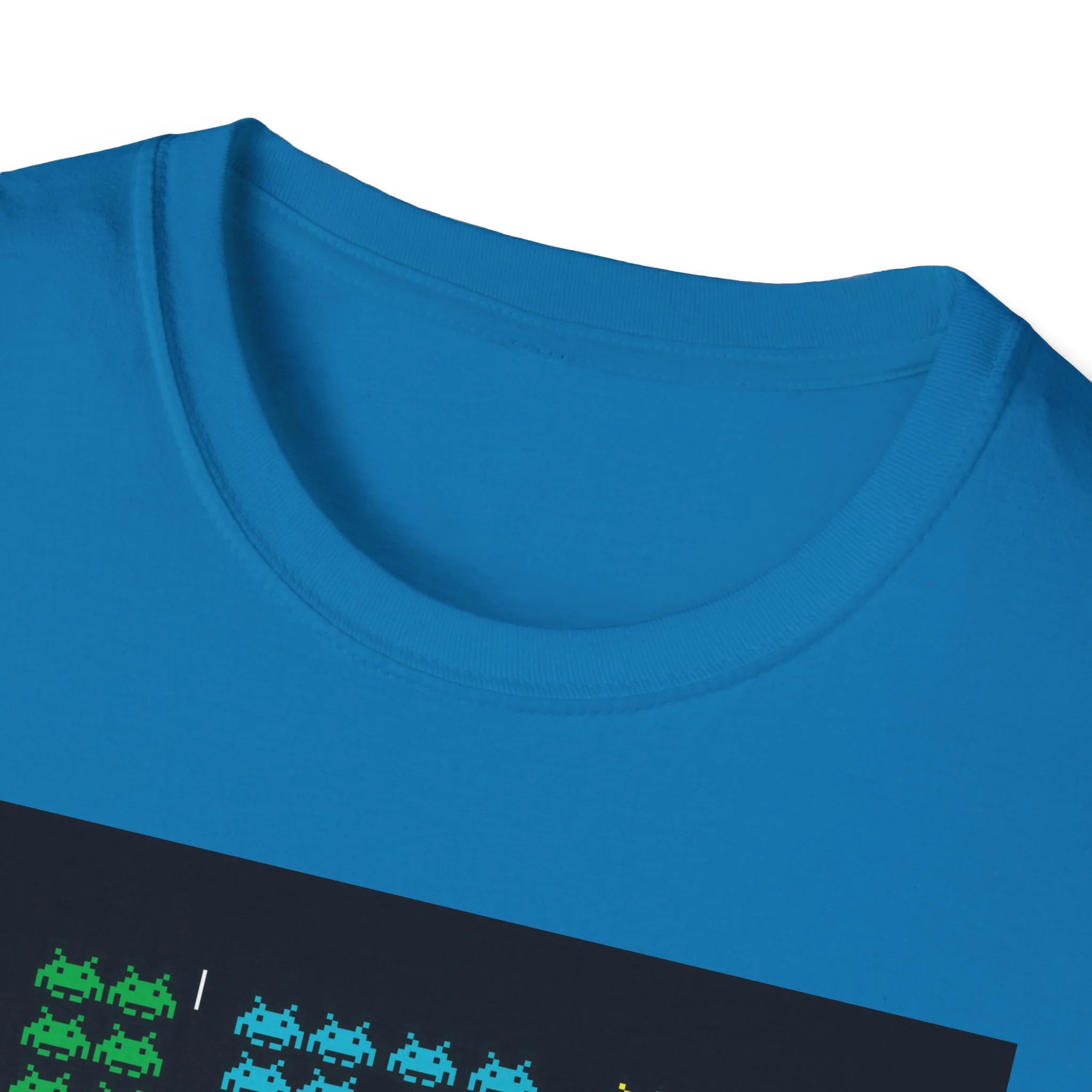 Just Press Play Unisex Softstyle T-Shirt - Invader - Image 24