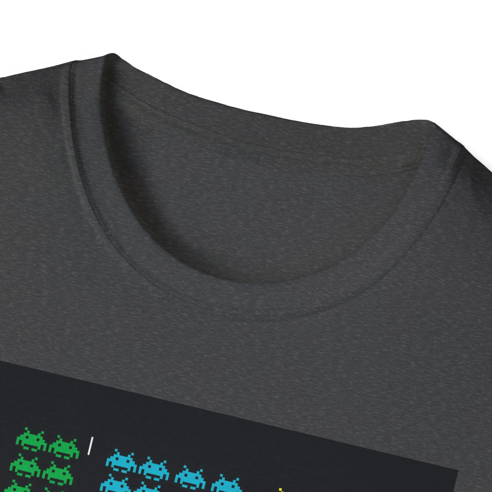 Just Press Play Unisex Softstyle T-Shirt - Invader - Image 27