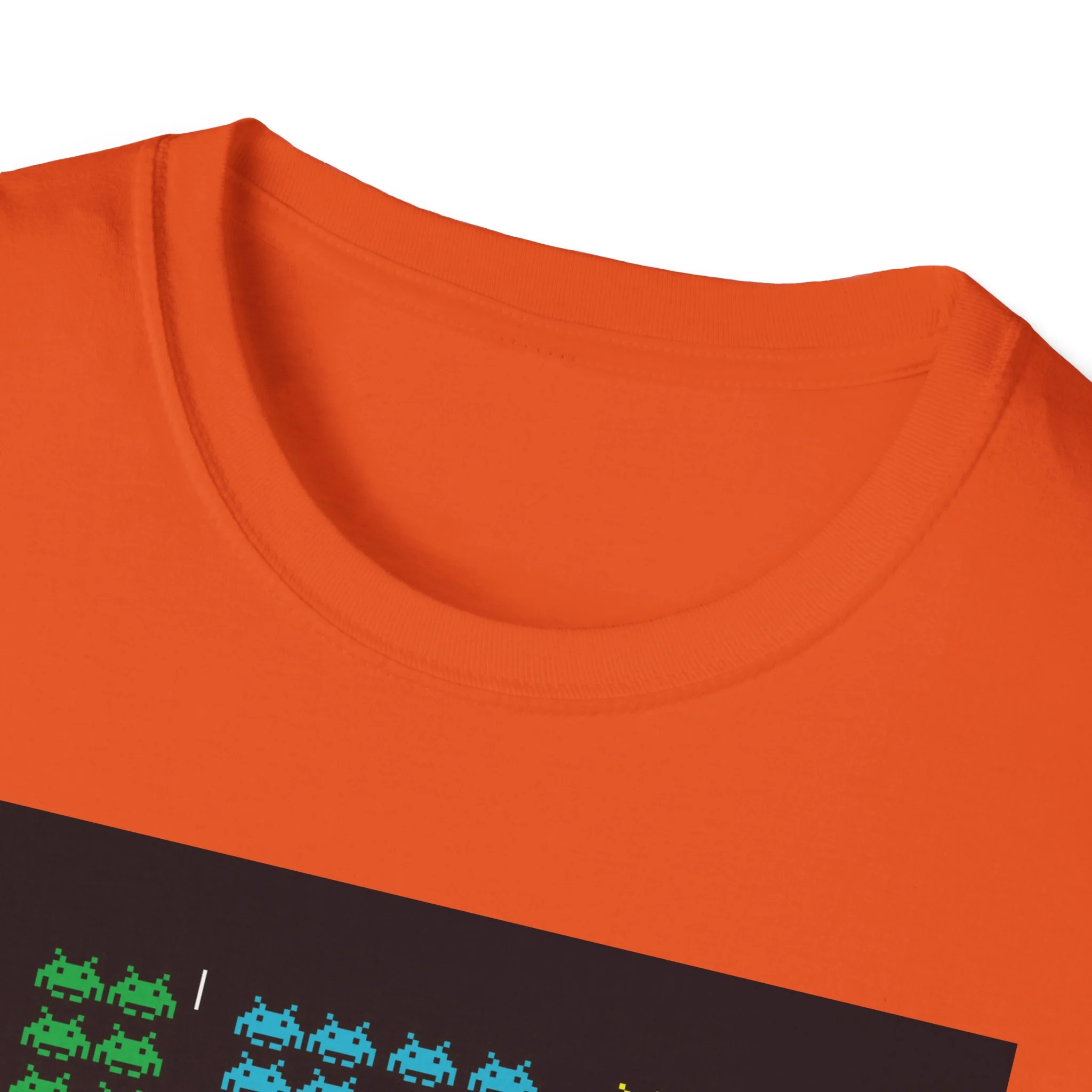 Just Press Play Unisex Softstyle T-Shirt - Invader - Image 9