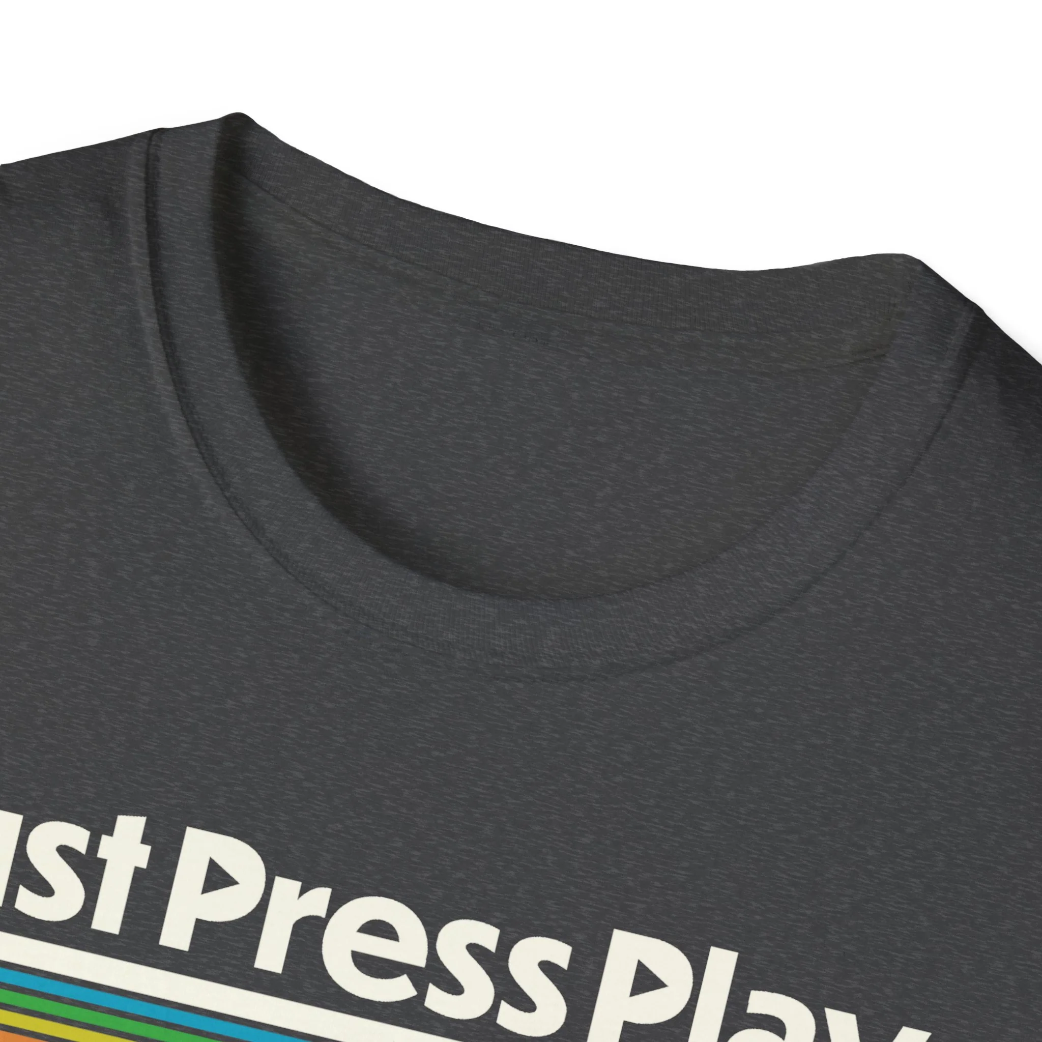 Just Press Play Unisex Softstyle T-Shirt - Logo - Image 11