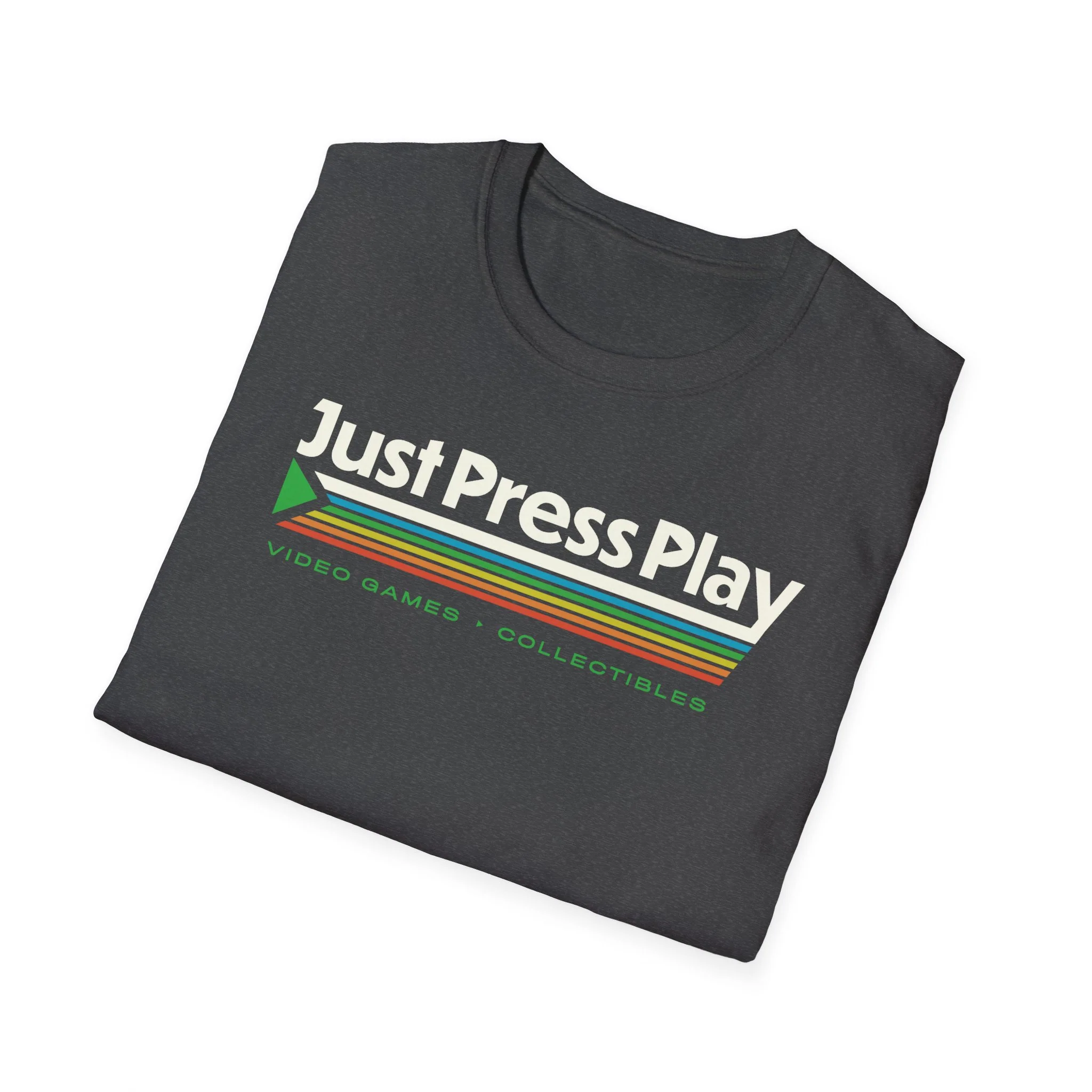 Just Press Play Unisex Softstyle T-Shirt - Logo - Image 12