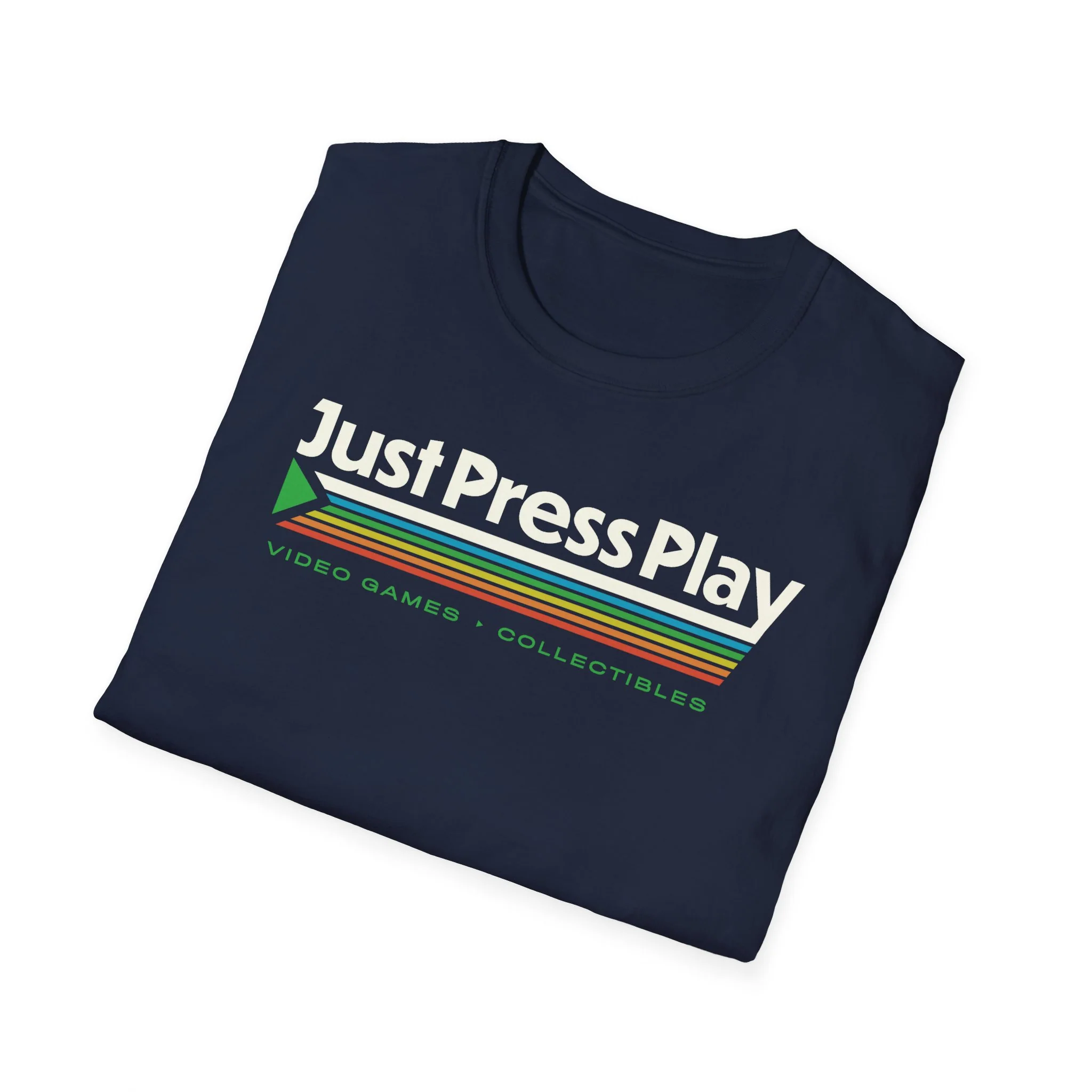 Just Press Play Unisex Softstyle T-Shirt - Logo - Image 9
