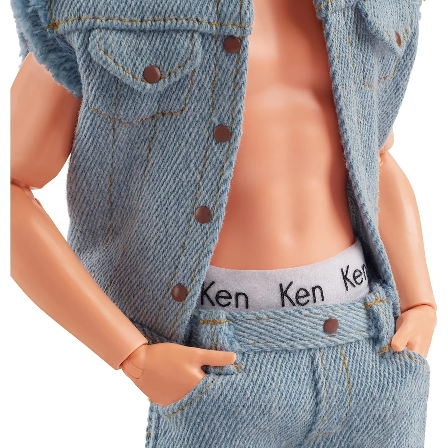 Barbie: The Movie Ken Doll (Denim Outfit) - Mattel - Image 4