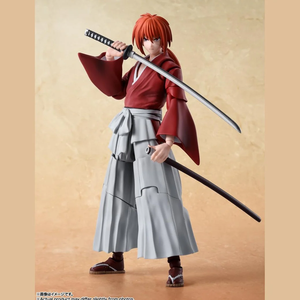 Rurouni Kenshin: Meiji Swordsman Romantic Story Kenshin Himura Action Figure - Bandai Spirits - S.H.Figuarts - Image 2