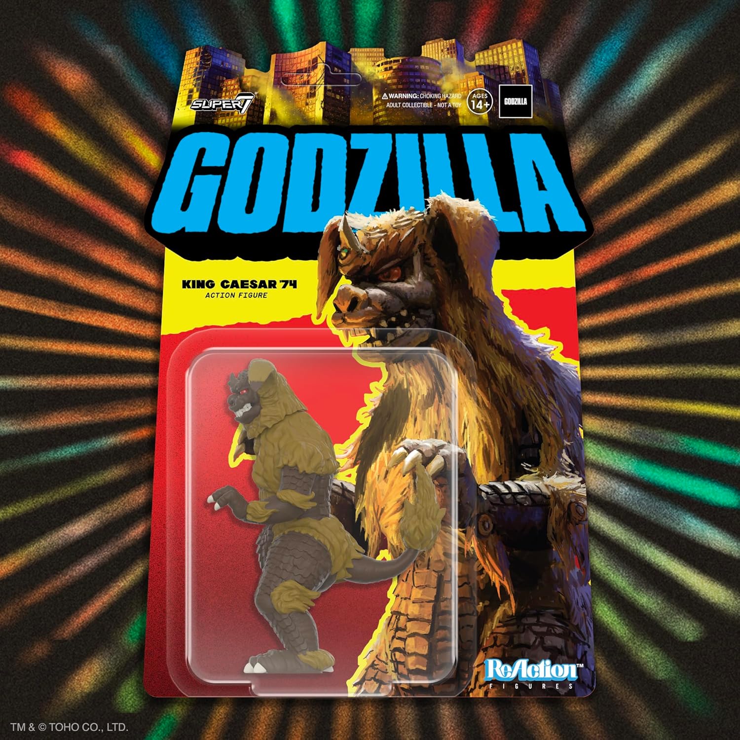 Godzilla vs. Mechagodzilla (1974) King Caesar '74 Action Figure - Toho, Super7 - (ReAction) - Image 2