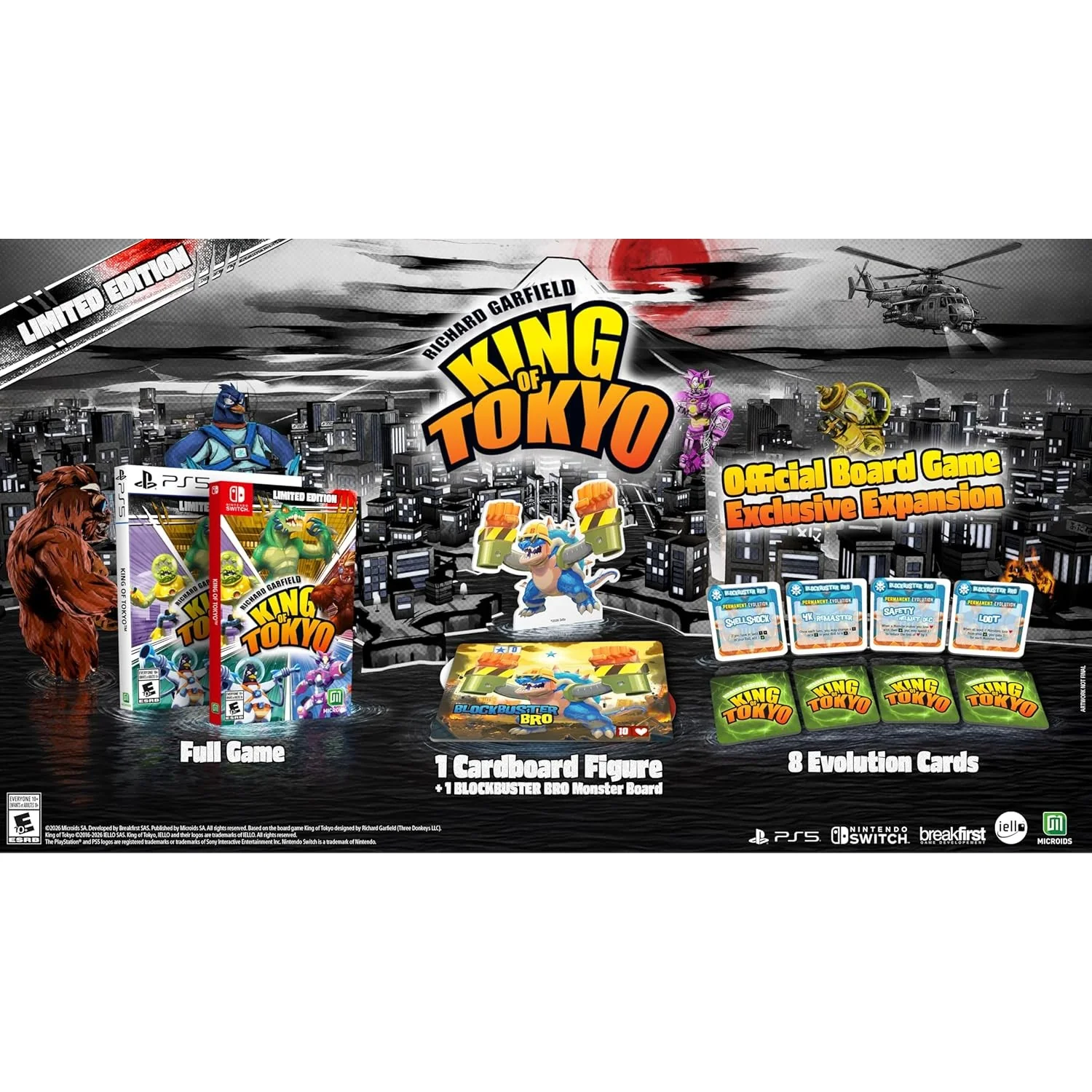 King of Tokyo Limited Edition - PlayStation 5 - Microids - Image 2