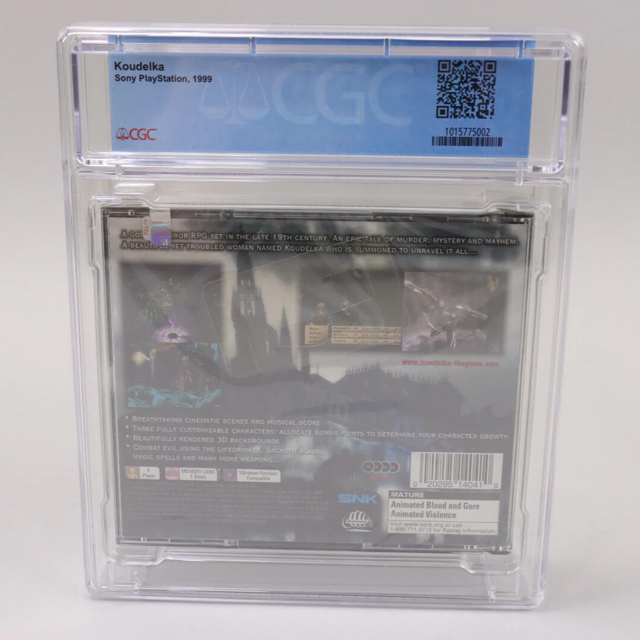Koudelka Sony PlayStation PS1 PSX Black Label New Sealed CGC Graded 9.8 A+ Wow! - Image 4