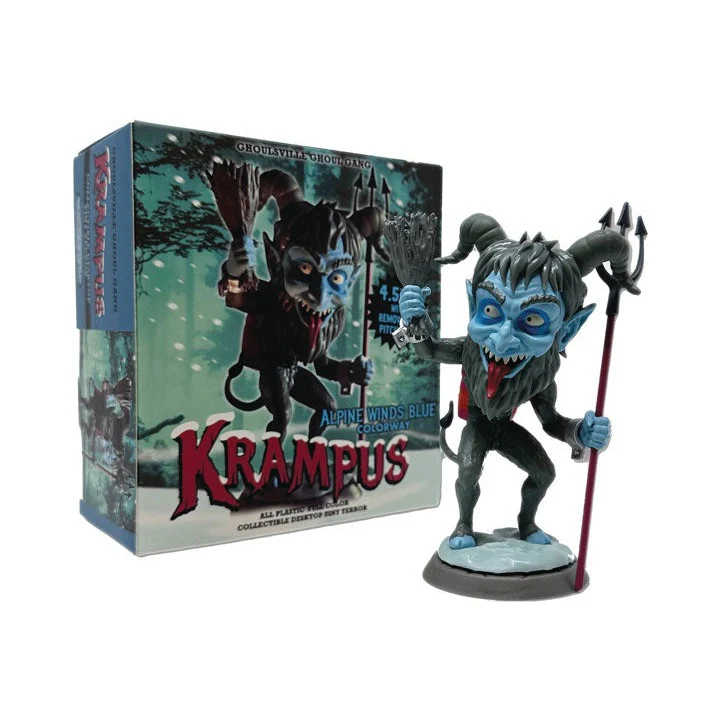 Ghoulsville Ghoul Gang Krampus (Alpine Winds Blue) Figure - Retro-A-Go-Go - Tiny Terror