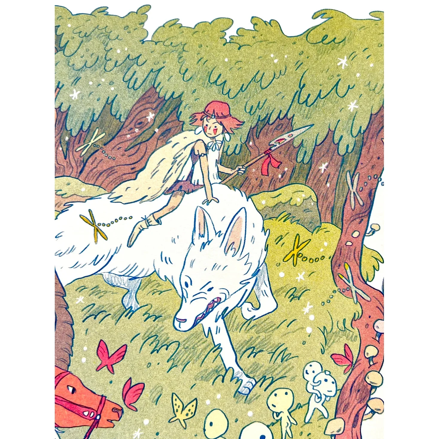 Princess Mononoke Large Print - Natalie Andrewson - Image 3