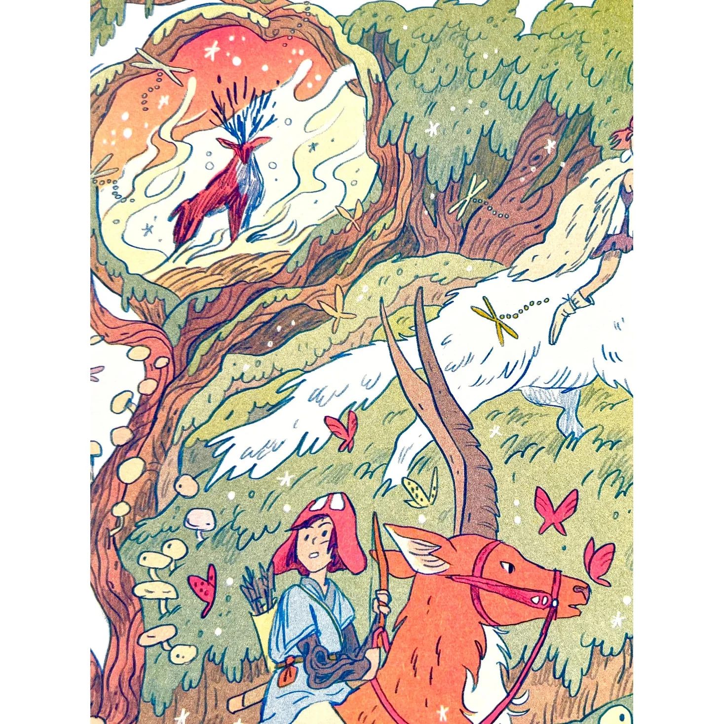 Princess Mononoke Large Print - Natalie Andrewson - Image 5