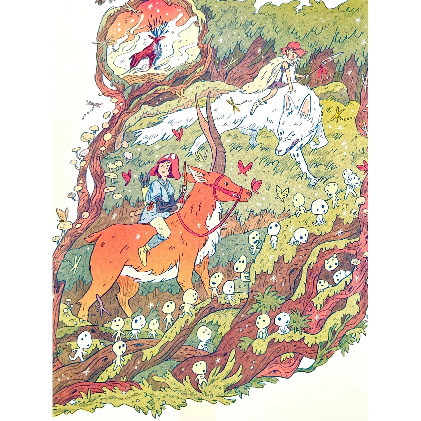 Princess Mononoke Large Print - Natalie Andrewson - Image 6