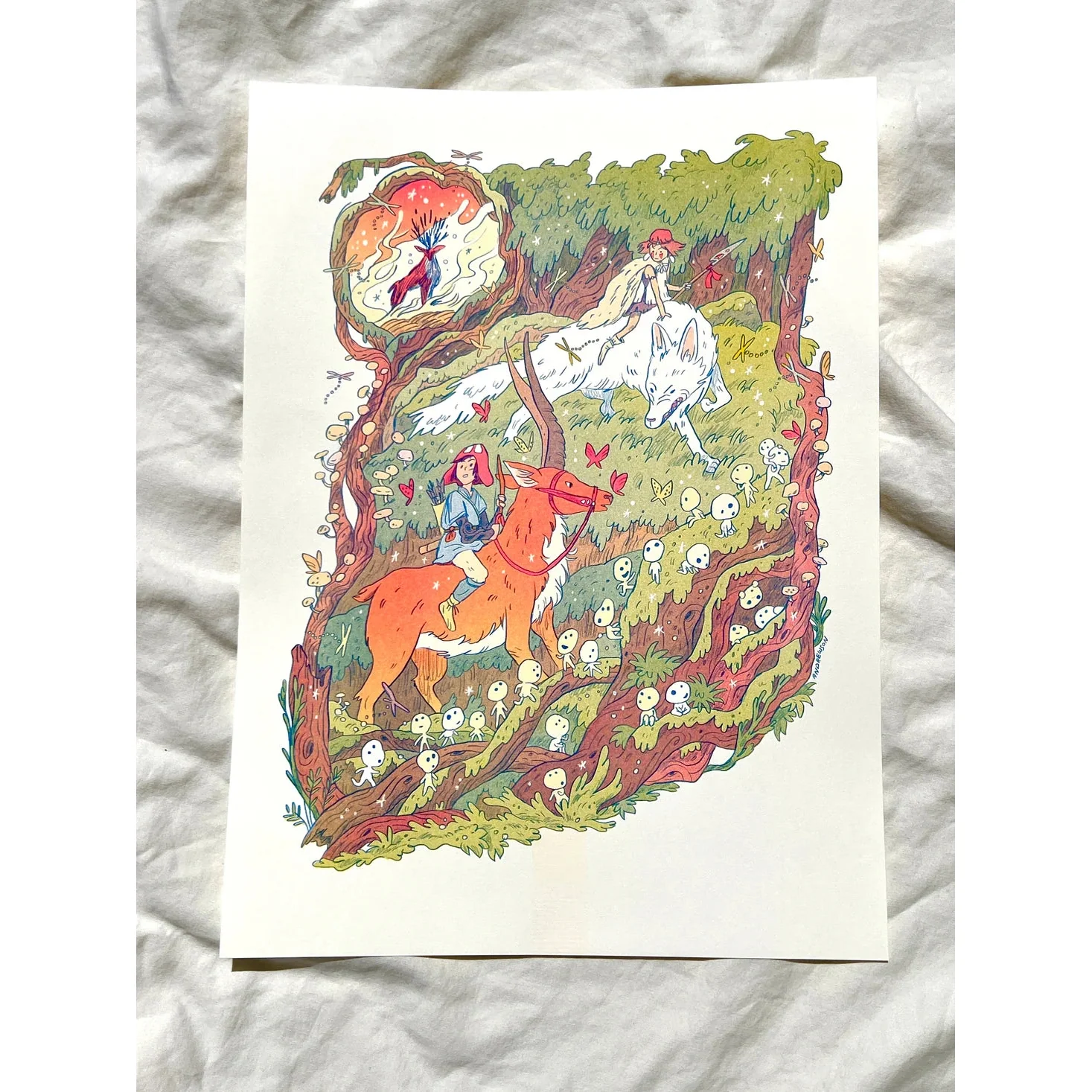 Princess Mononoke Large Print - Natalie Andrewson - Image 7
