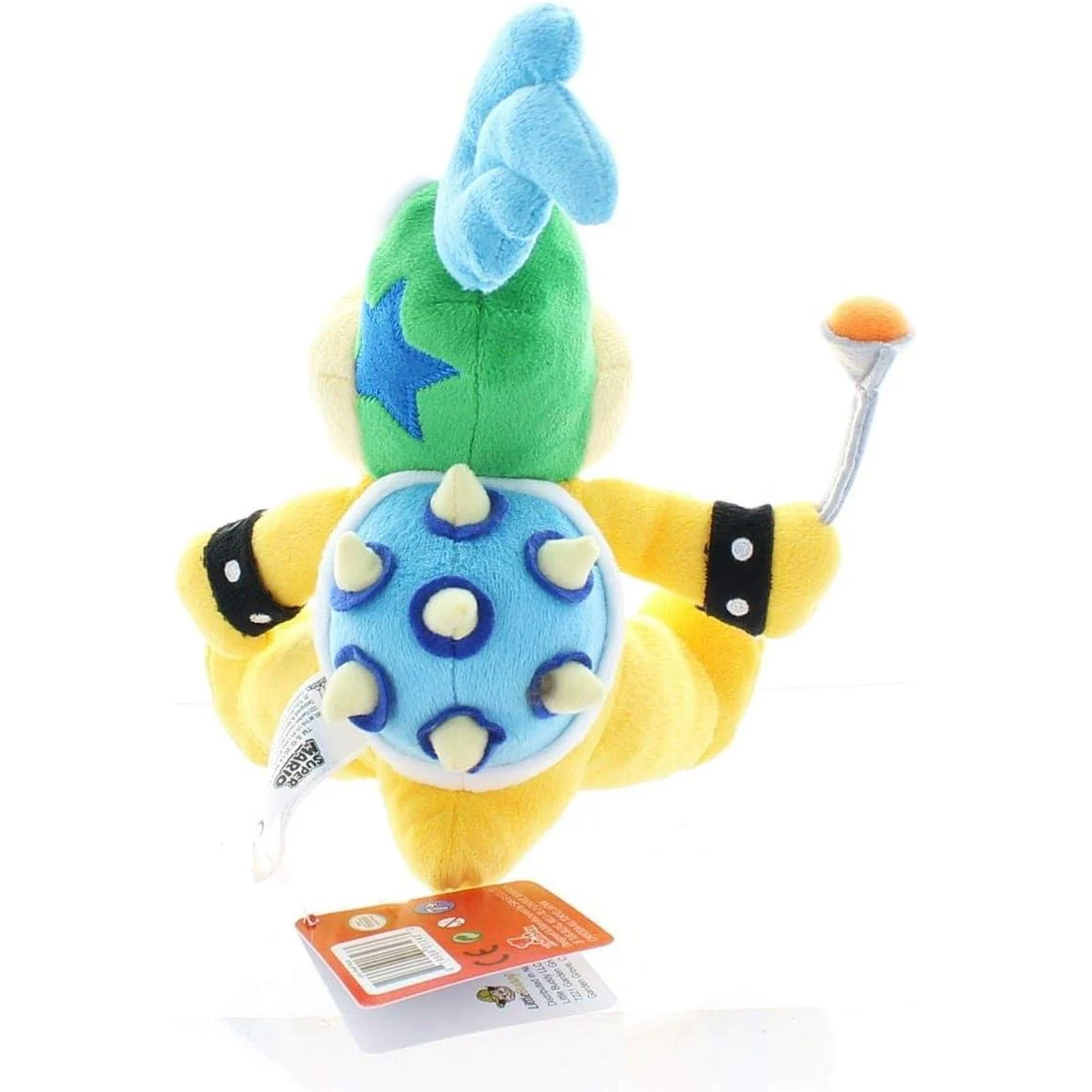 Super Mario Bros. Larry Koopa Koopalings 7" Plush - San-ei, Little Buddy - All Star Collection - Image 3