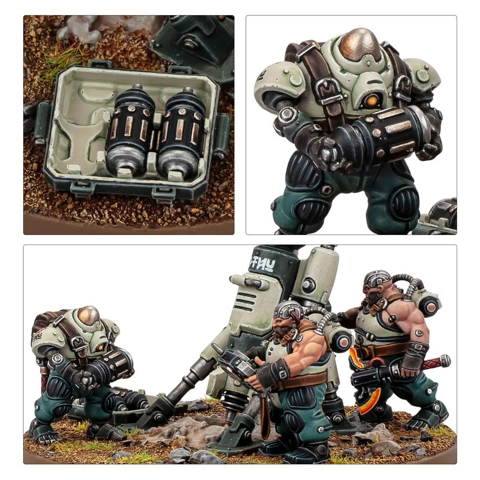 Warhammer 40,000 Leagues of Votann Cthonian Earthshakers - 4 Citadel Miniatures - Games Workshop - Image 3