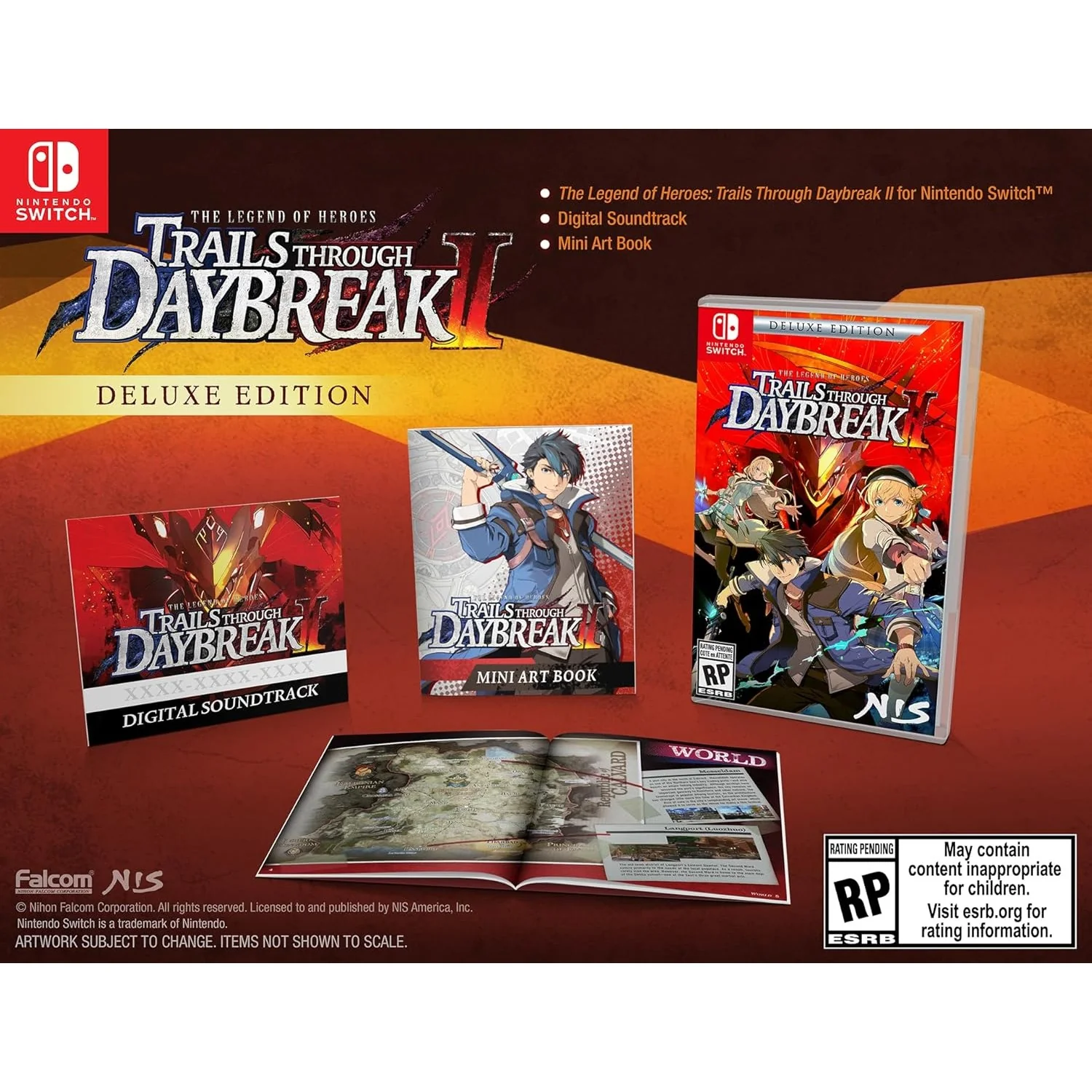 Legend of Heroes: Trails Through Daybreak II Deluxe Edition - Nintendo Switch - NIS America - Image 2