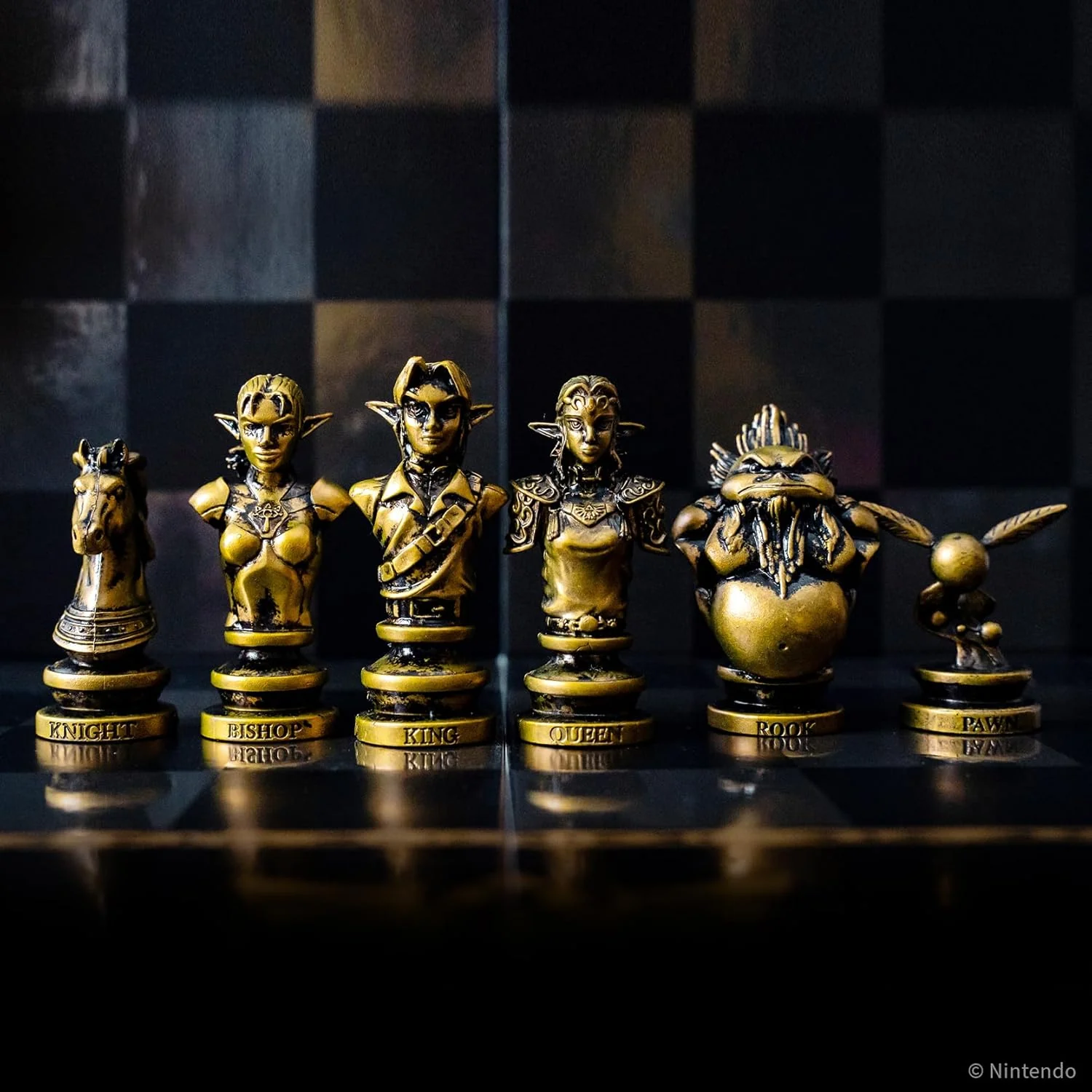 The Legend of Zelda Link vs. Ganondorf Chess Set - 32 Pieces, USAopoly - Officially Licensed by Nintendo - Image 3