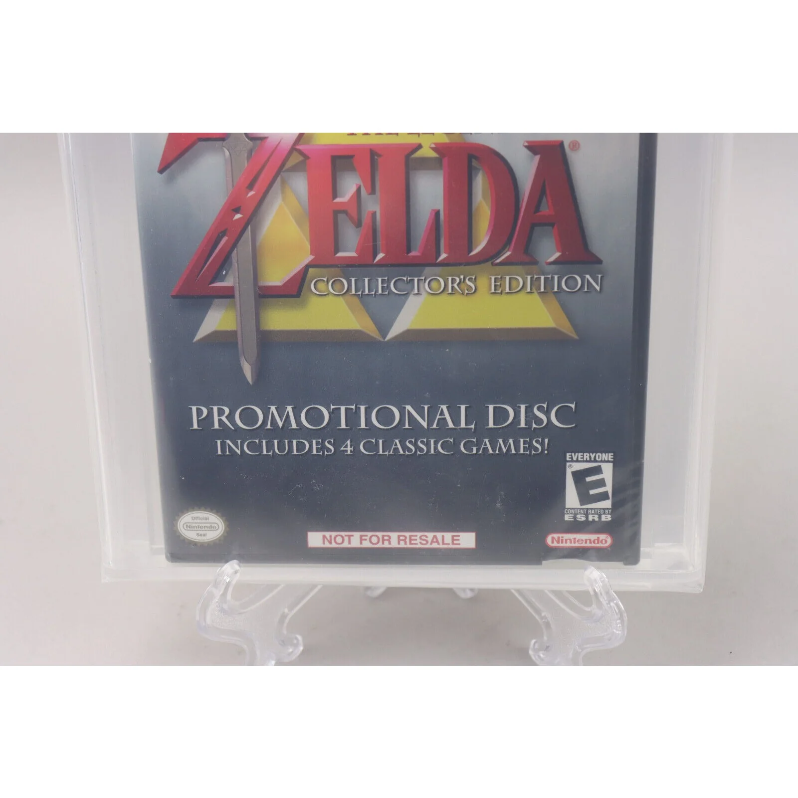 Legend of Zelda Collector's Edition GameCube Promotional Disc VGA Gold 85+ NM+ - Image 3