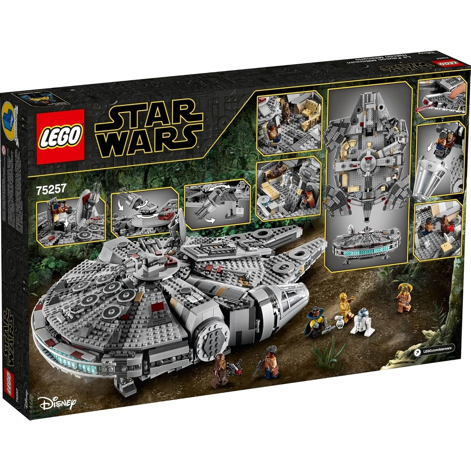 Star Wars: The Rise of Skywalker Millennium Falcon Building Set - LEGO #75257 - Image 2