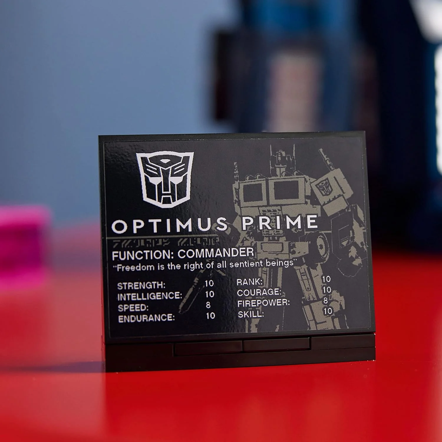 Transformers Optimus Prime Figure Building Set - LEGO #10302 - LEGO Icons - Image 6