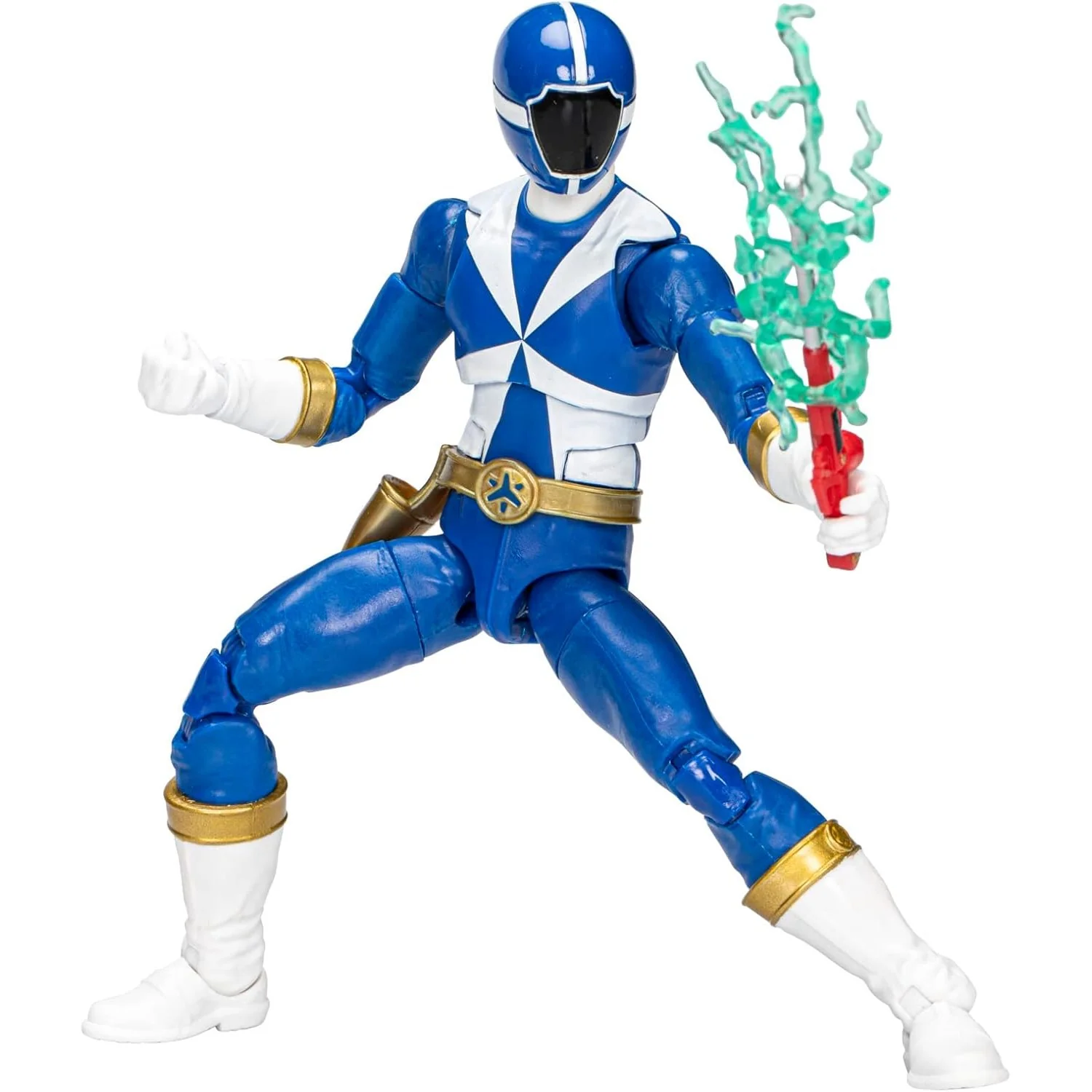 Power Rangers Lightspeed Rescue Blue Ranger Action Figure - Hasbro - (Lightning Collection)