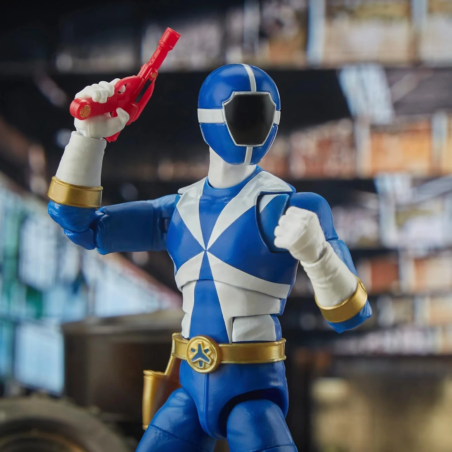 Power Rangers Lightspeed Rescue Blue Ranger Action Figure - Hasbro - (Lightning Collection) - Image 11