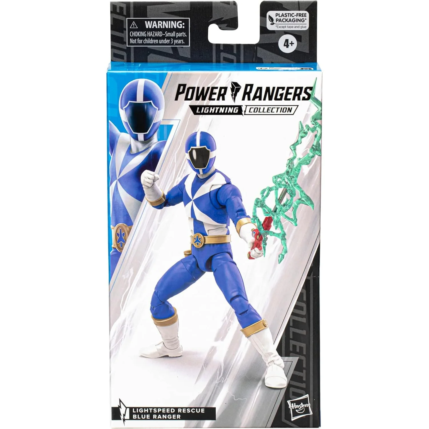 Power Rangers Lightspeed Rescue Blue Ranger Action Figure - Hasbro - (Lightning Collection) - Image 12
