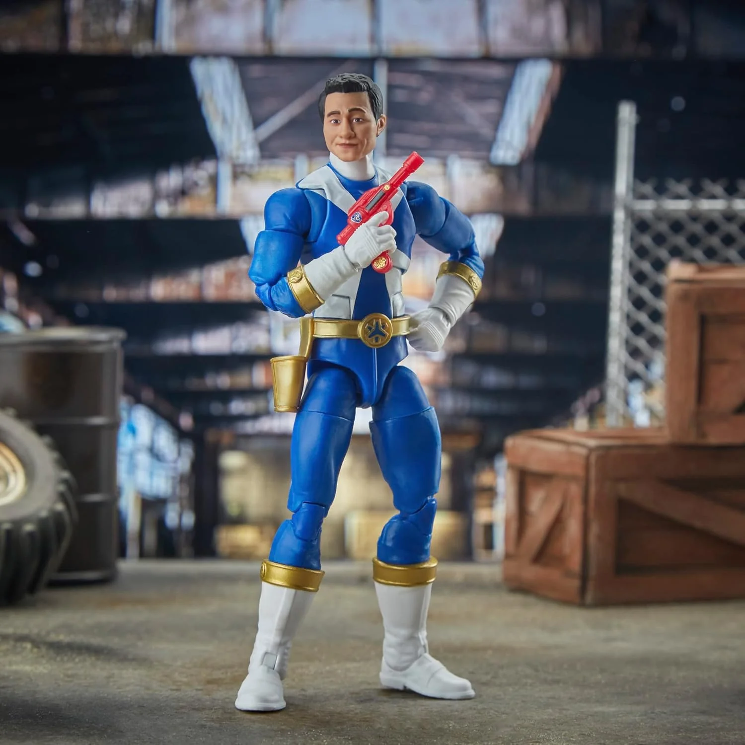 Power Rangers Lightspeed Rescue Blue Ranger Action Figure - Hasbro - (Lightning Collection) - Image 7
